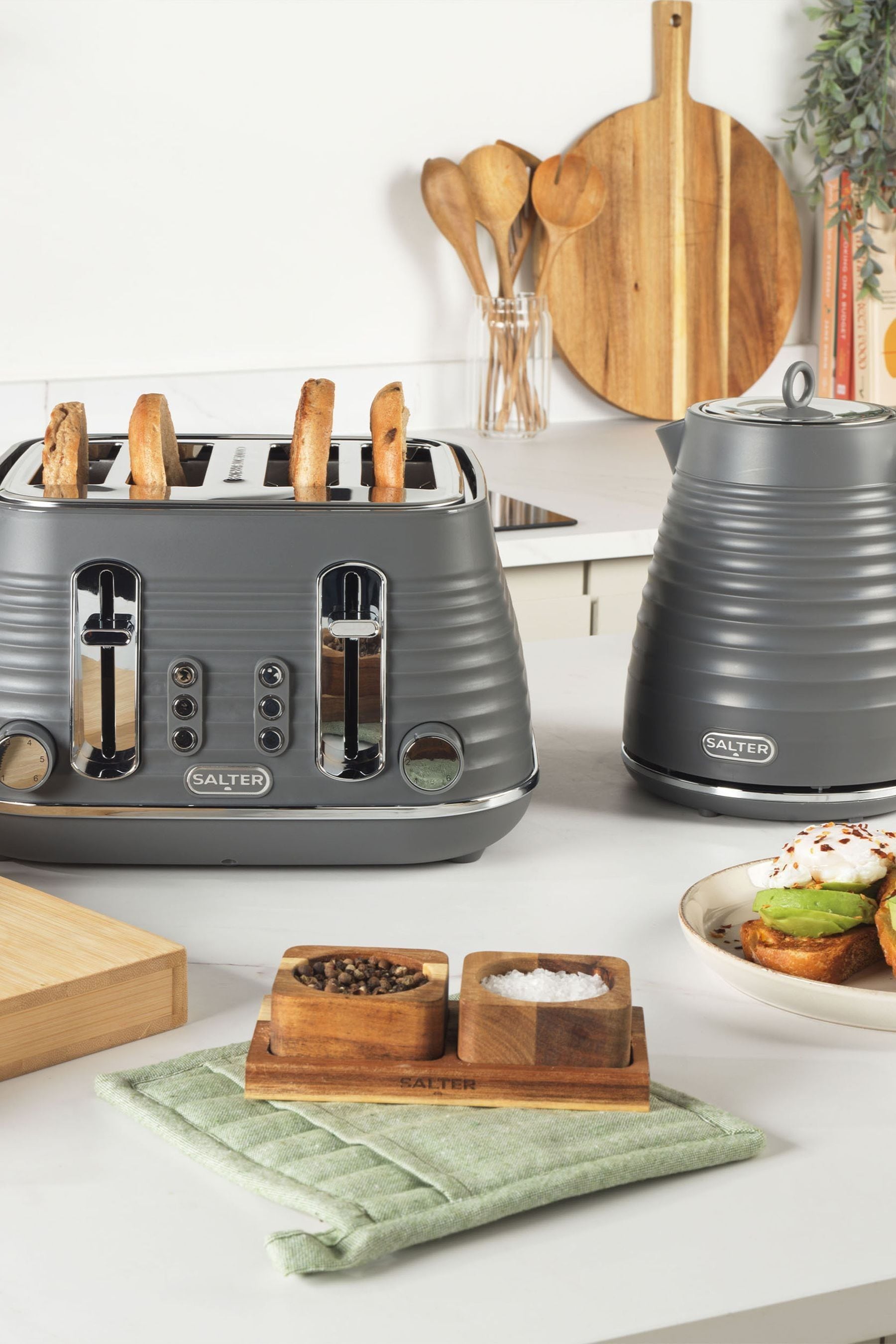 Buy Salter Grey Ripple Toaster from the Next UK online shop