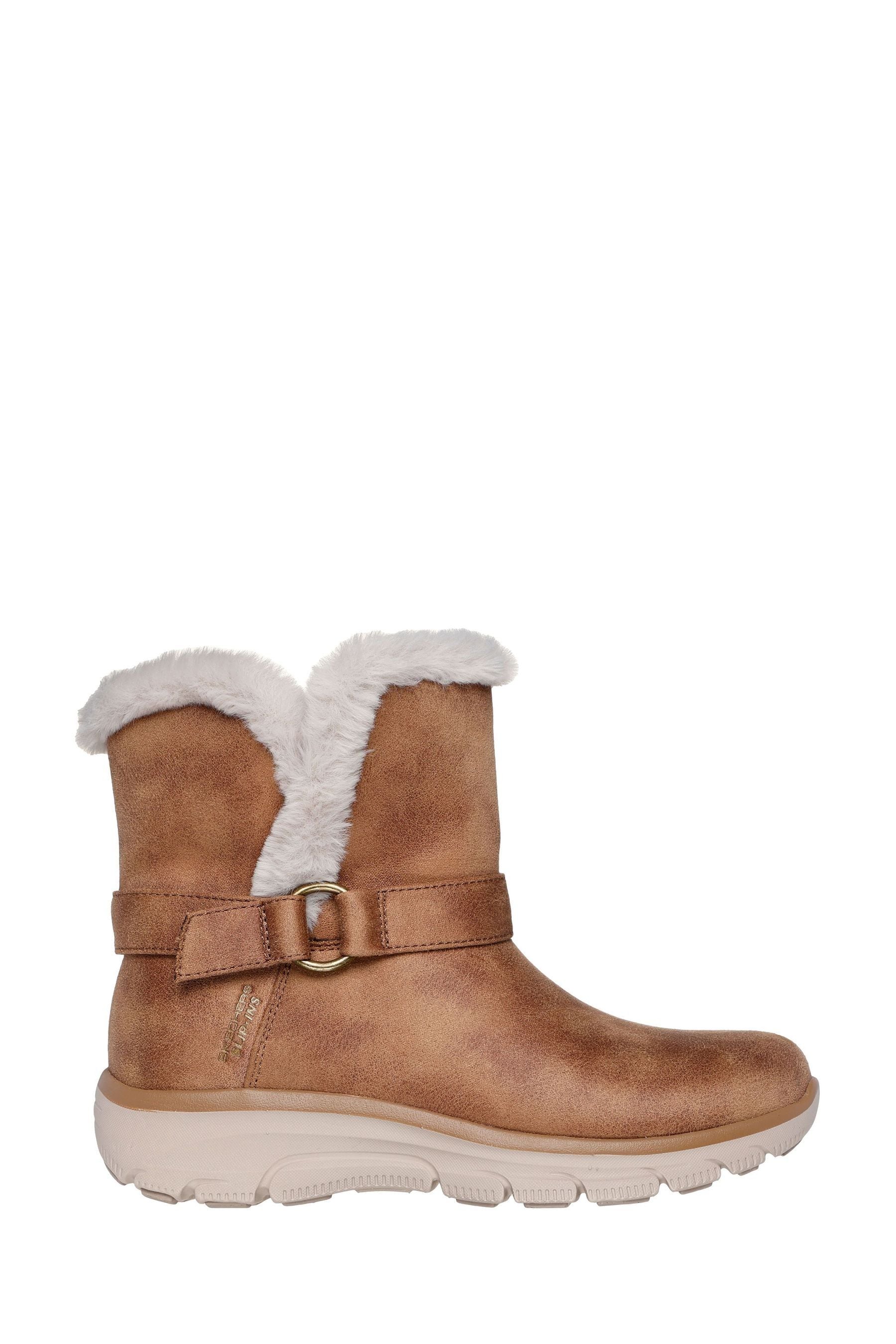 Skechers Chestnut Brown Relaxed Fit Slipins Easy Going Dreamers Move Boots