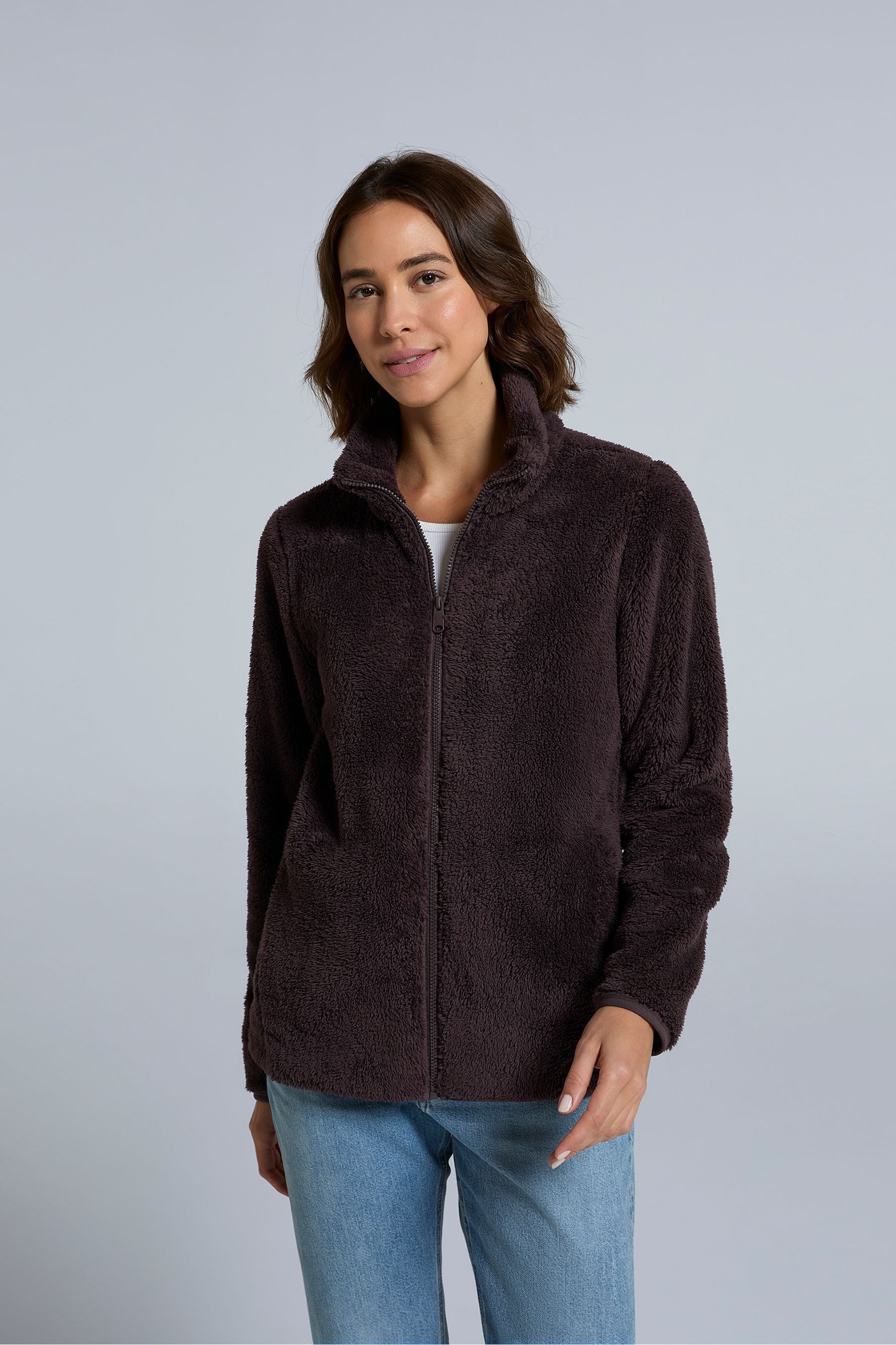 Buy Animal Purple Teddy Womens Fleece Jacket from Next Netherlands