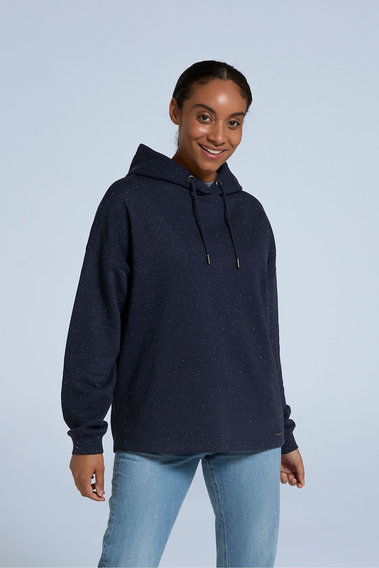 Animal Blue Amber Womens Organic Relaxed Hoodie - Image 4 of 4