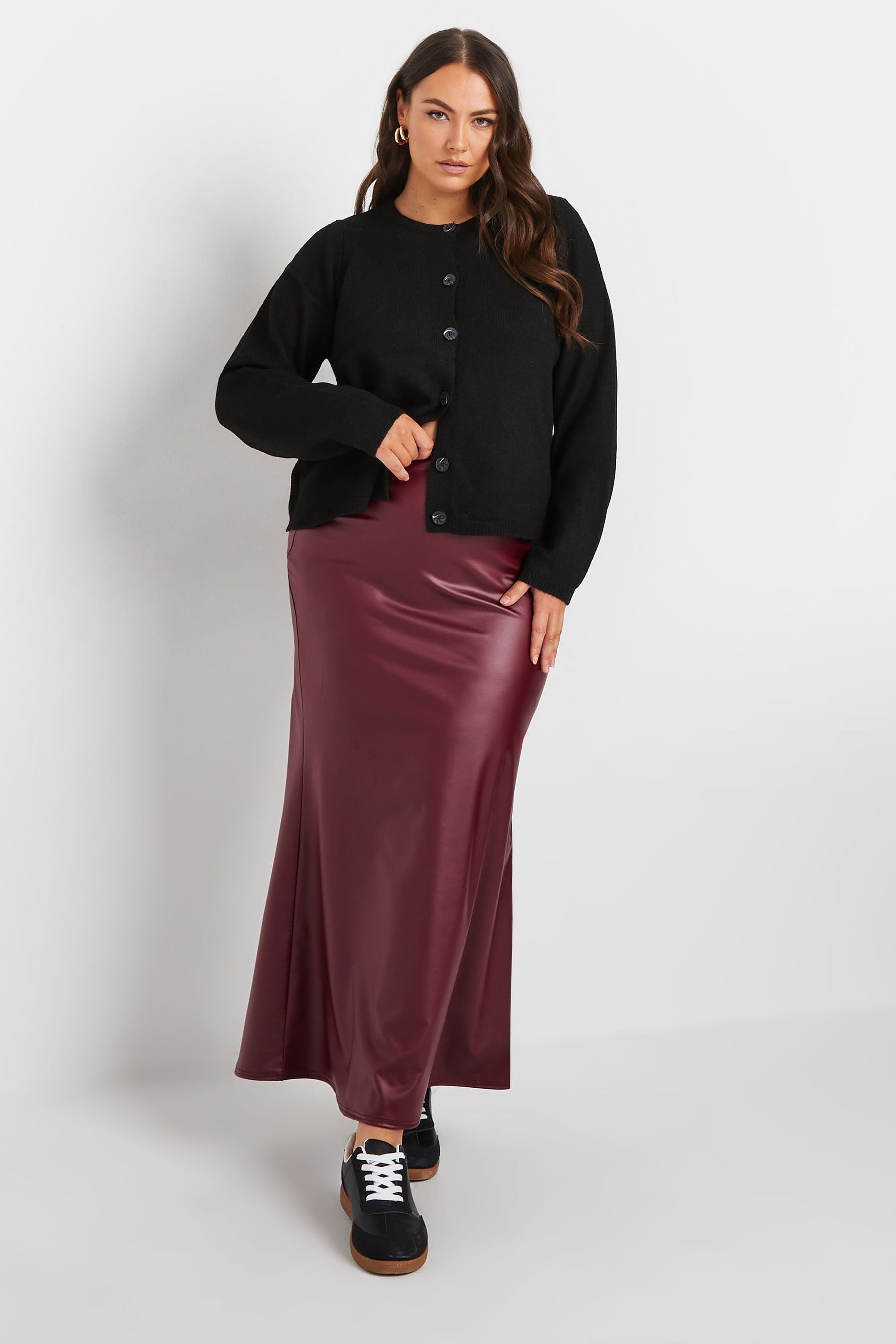 Plus size red skirt uk online