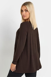 Yours Curve Brown Swing Top - Image 3 of 5