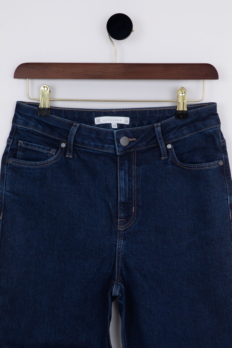 Lakeland Clothing Blue Classic Bootcut Jeans - Image 2 of 3