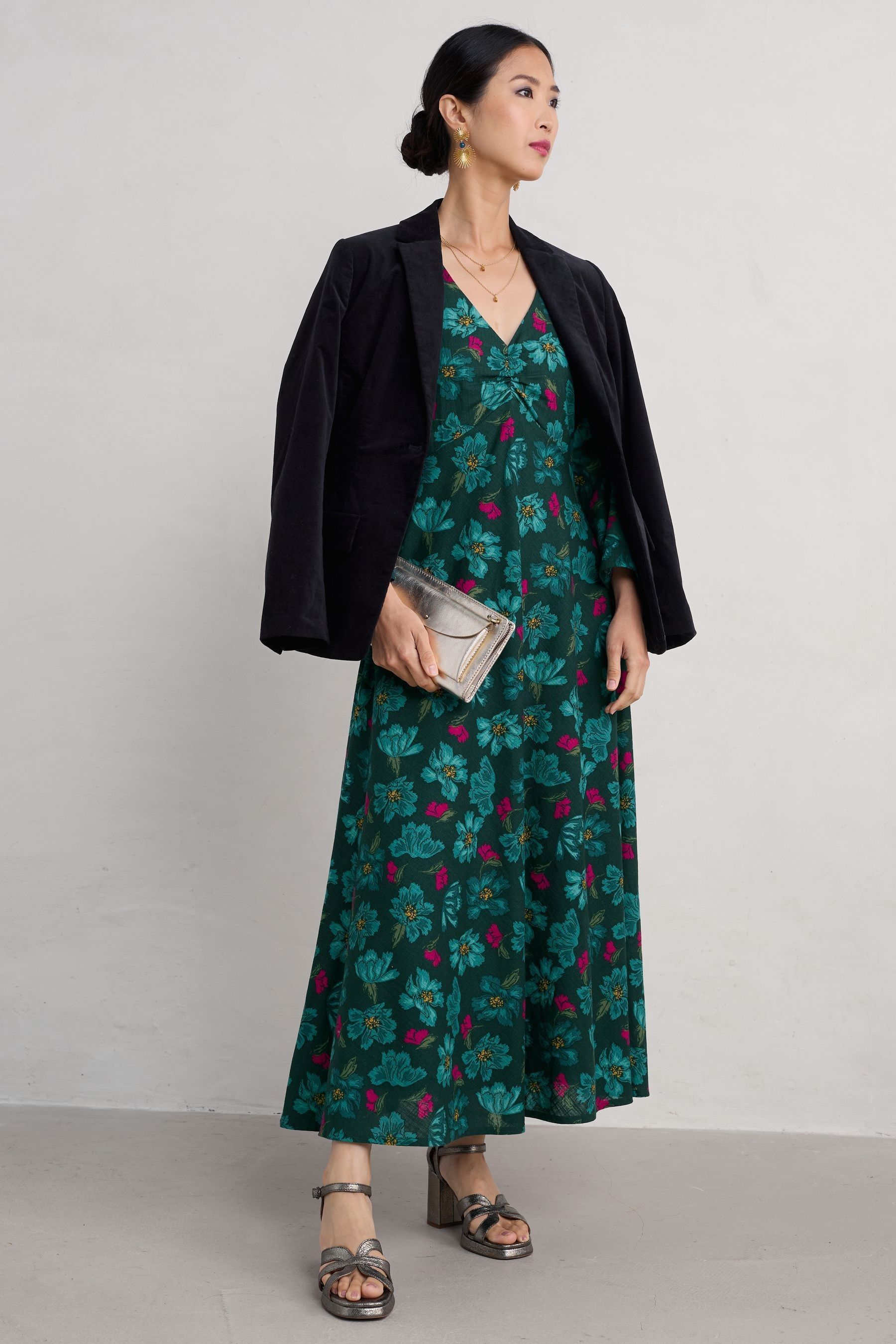 Buy Seasalt Cornwall Blue 100 Cotton Willow Blossom Dress from the Next UK online shop