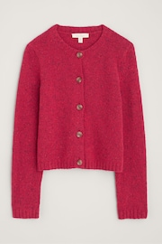 Seasalt Cornwall Red Dawson Pick Merino-Rich Cardigan - Image 6 of 7