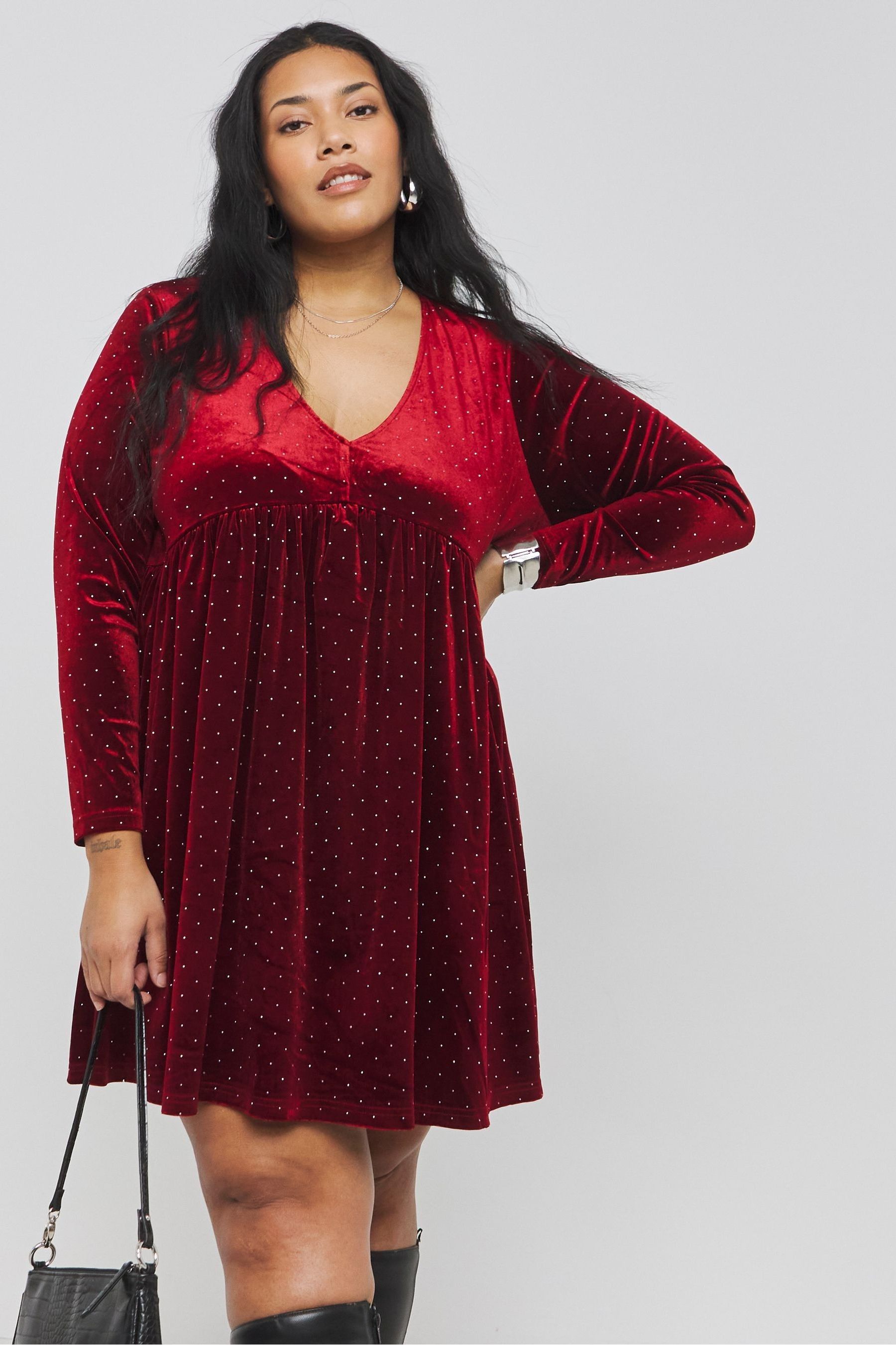 Simply be red dress discount