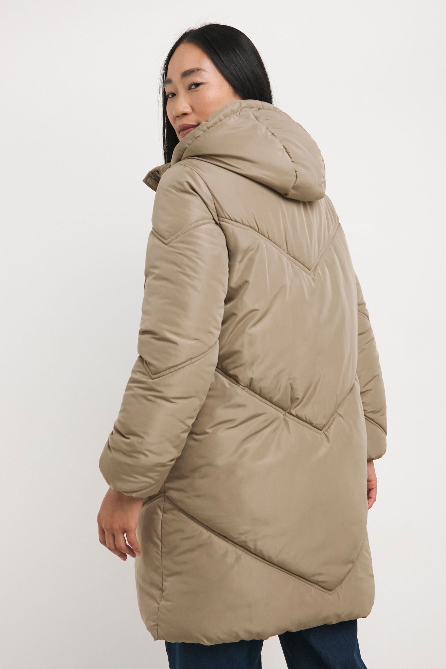 JD Williams Brown Mid Length Coat