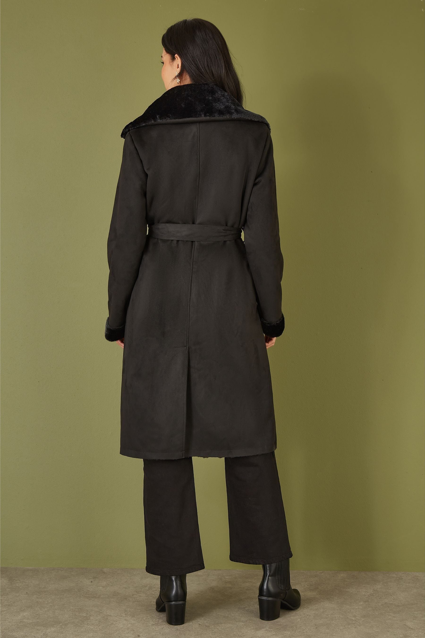 Yumi trench coat top