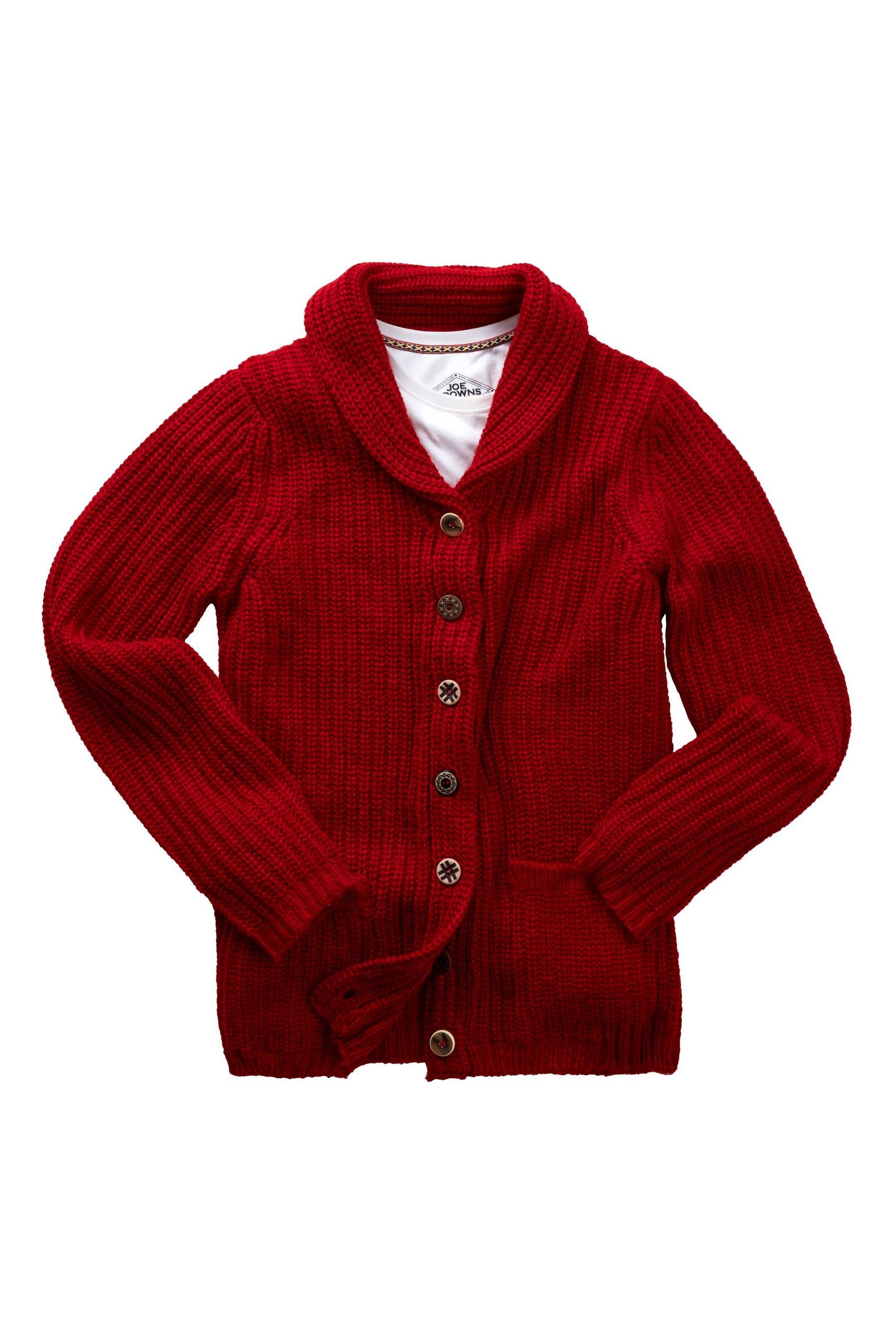 Buy Joe Browns Red Shawl Neck Cardigan with Pockets from Next Luxembourg