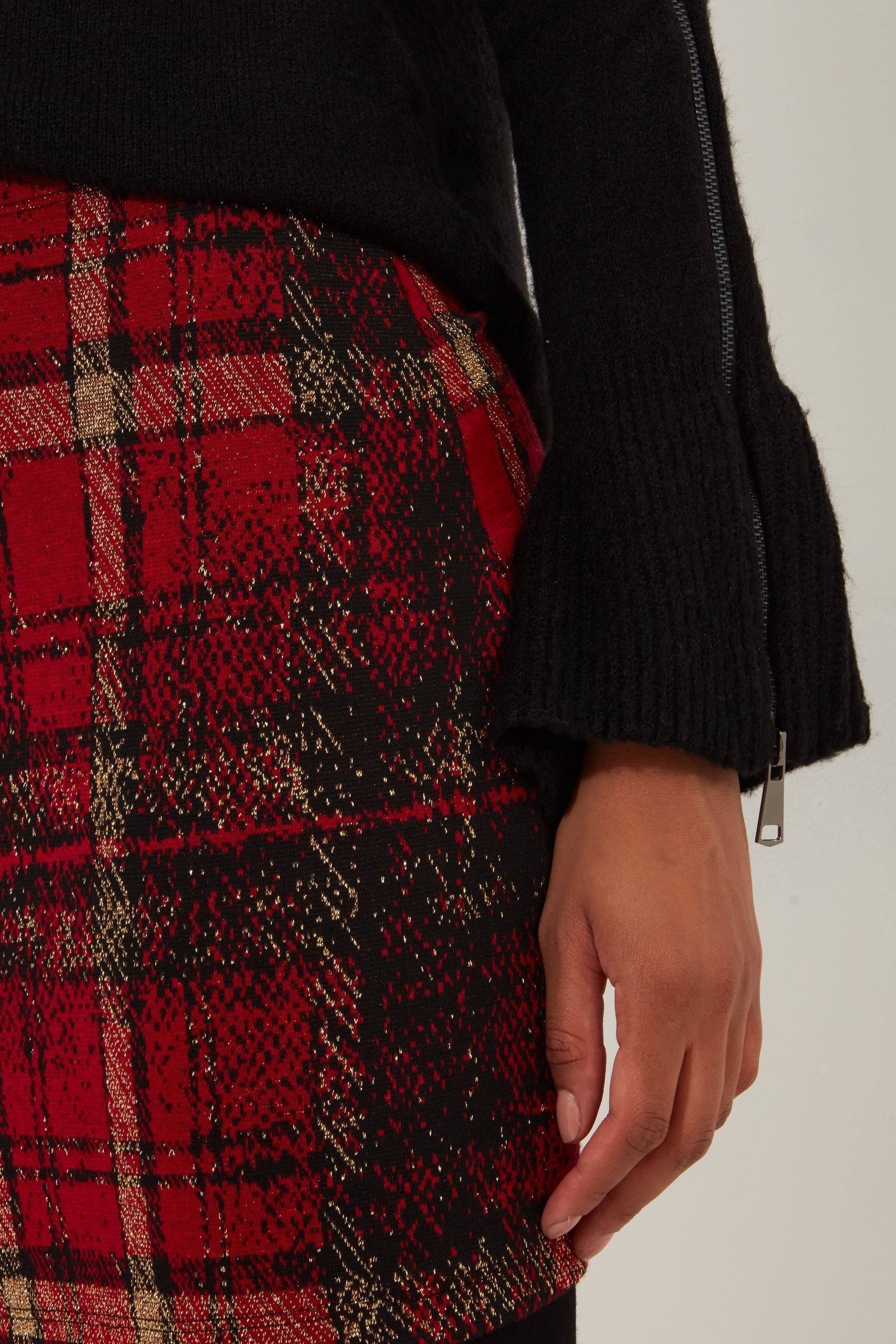 Buy Joe Browns Red Tartan Check 2 in 1 Skirted 100 Cotton Leggings from the Next UK online shop