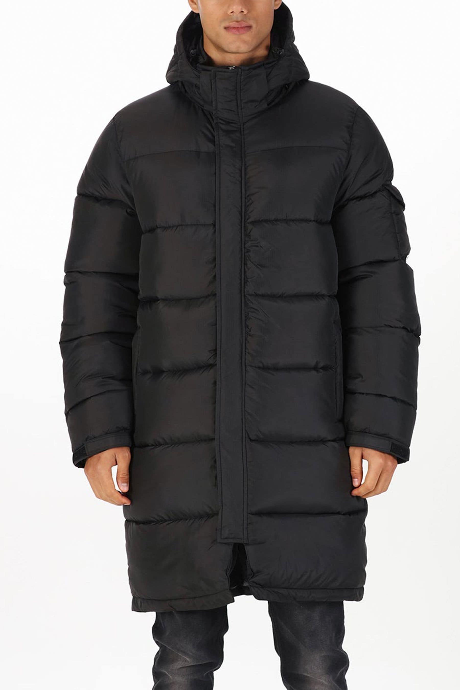 Buy Luke 1977 Inuit Long Padded Black Jacket from the Next UK online shop