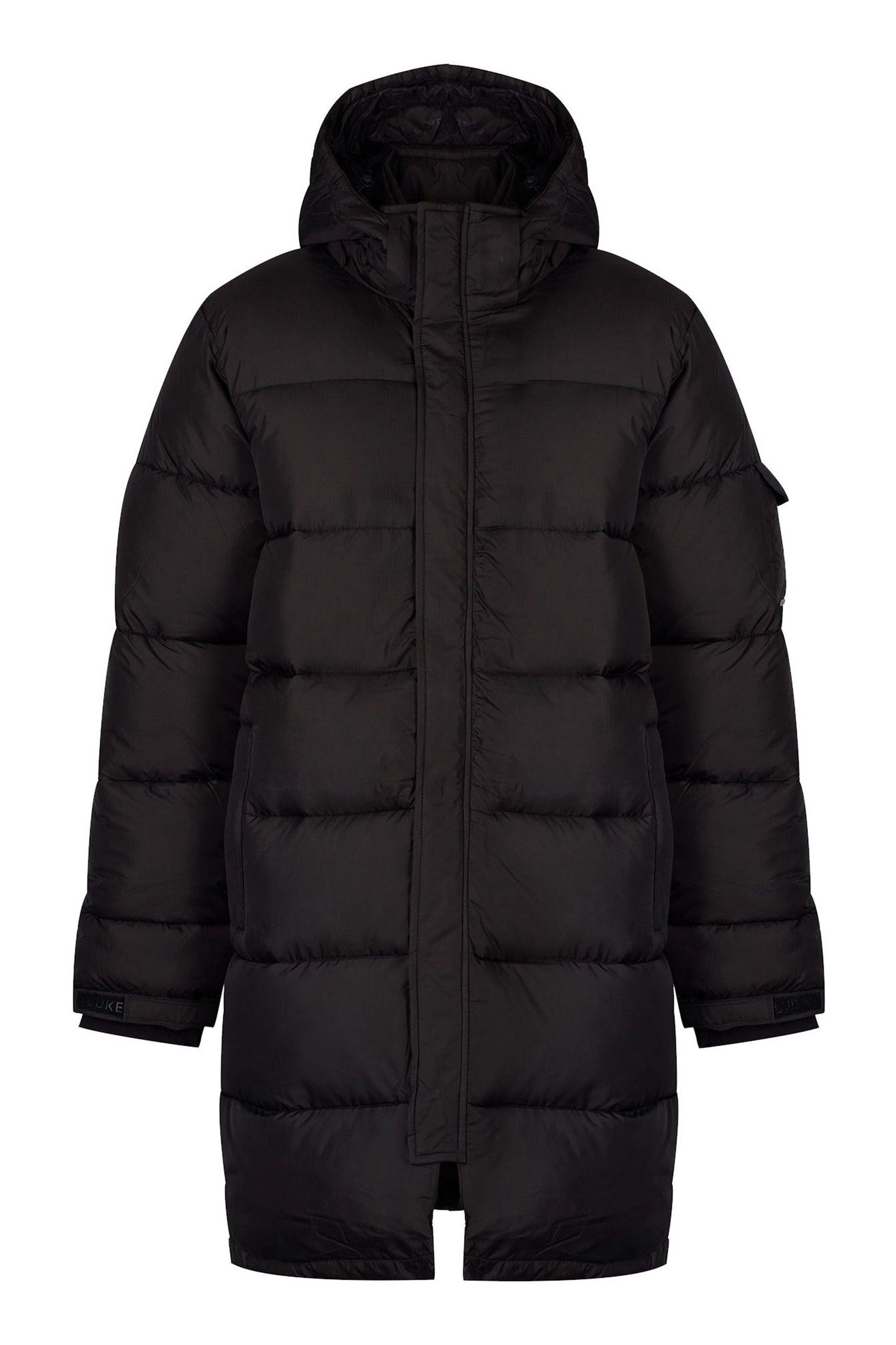 Buy Luke 1977 Inuit Long Padded Black Jacket from the Next UK online shop