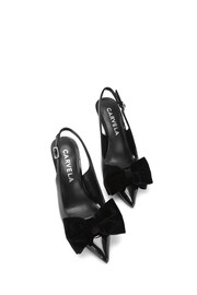 Carvela Black Lavish Bow Shoes - Image 3 of 5