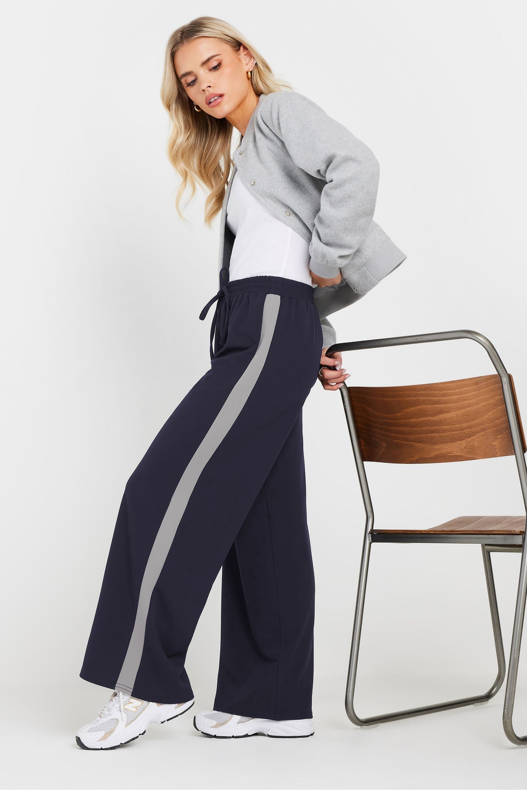 Petite wide leg joggers top