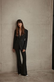 Mint Velvet Black Collarless Blazer - Image 4 of 7