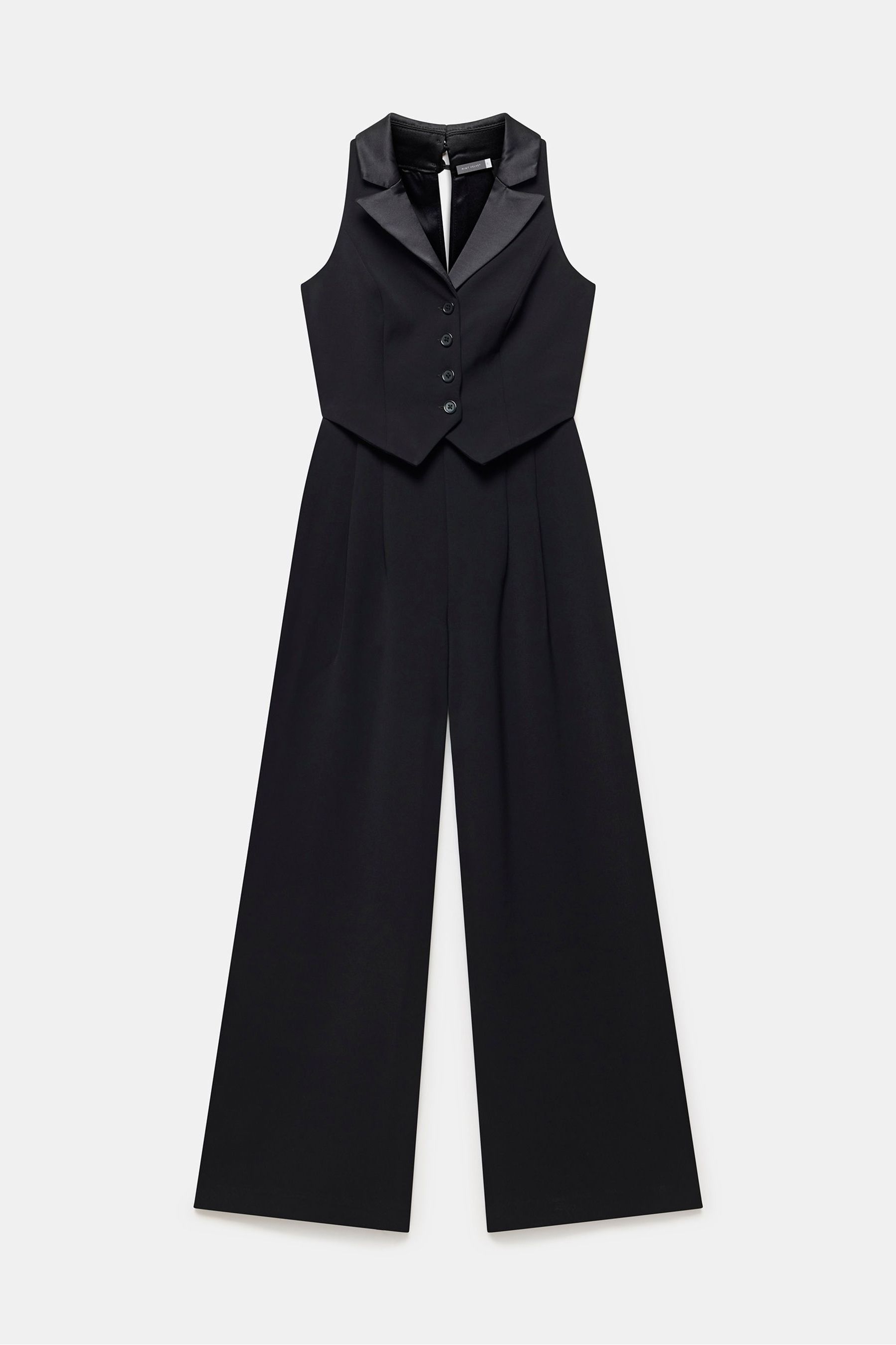 Mint velvet black tie back jumpsuit online