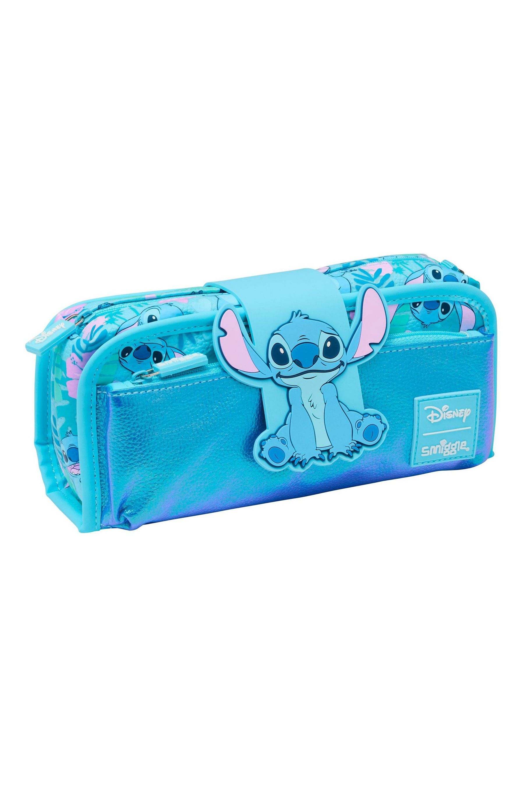 Buy Smiggle Blue Stitch Utility Pencil Case from Next Saudi Arabia