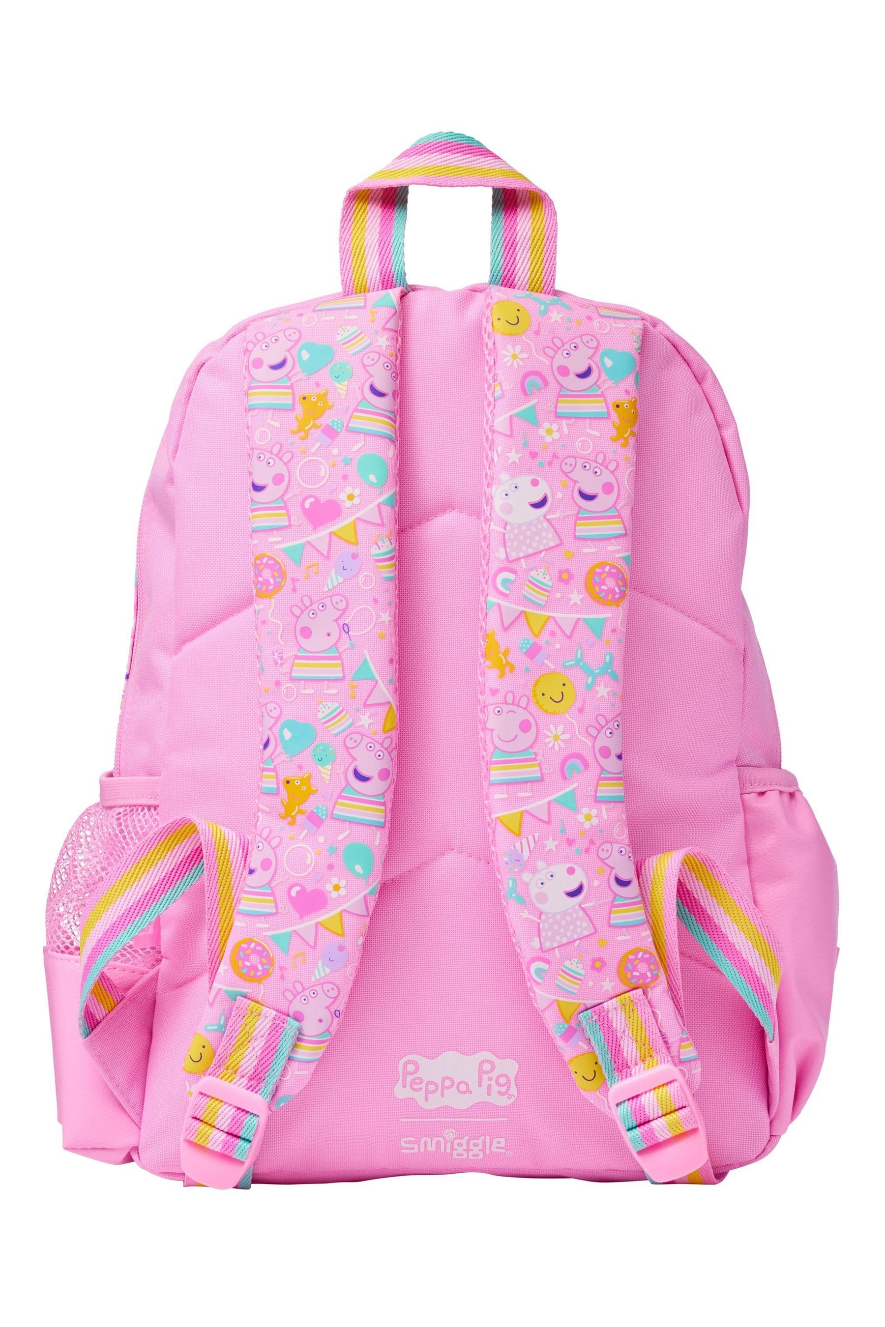 Buy Smiggle Pink Junior Peppa Pig Character Backpack from Next Luxembourg
