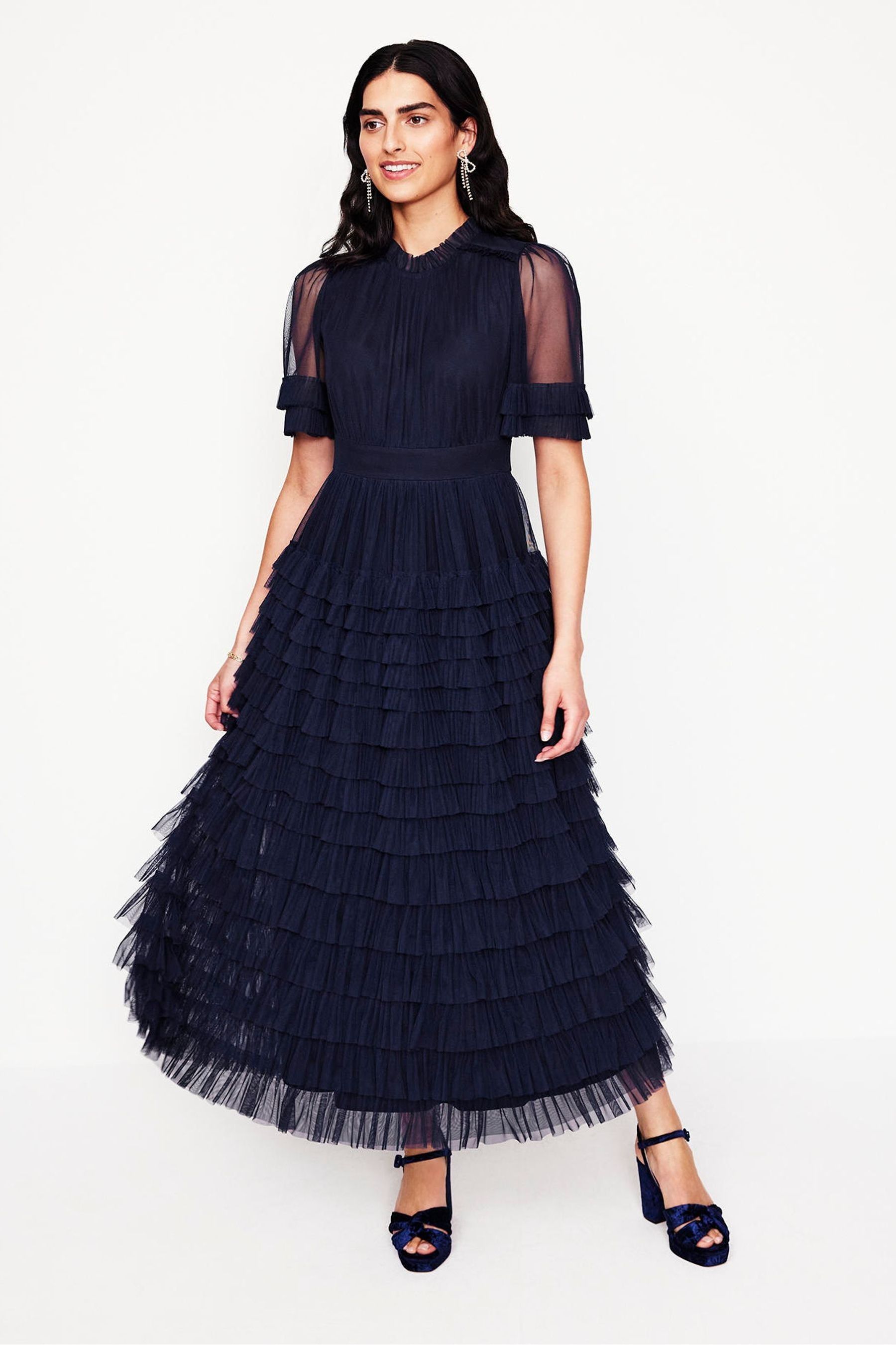 Buy Boden Tiered Ruffle Tulle Dress Next Ukraine