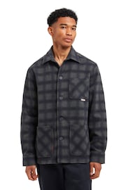 Sealskinz Blue Sidestrand Water Repellent Checked Chore Jacket - Image 1 of 6