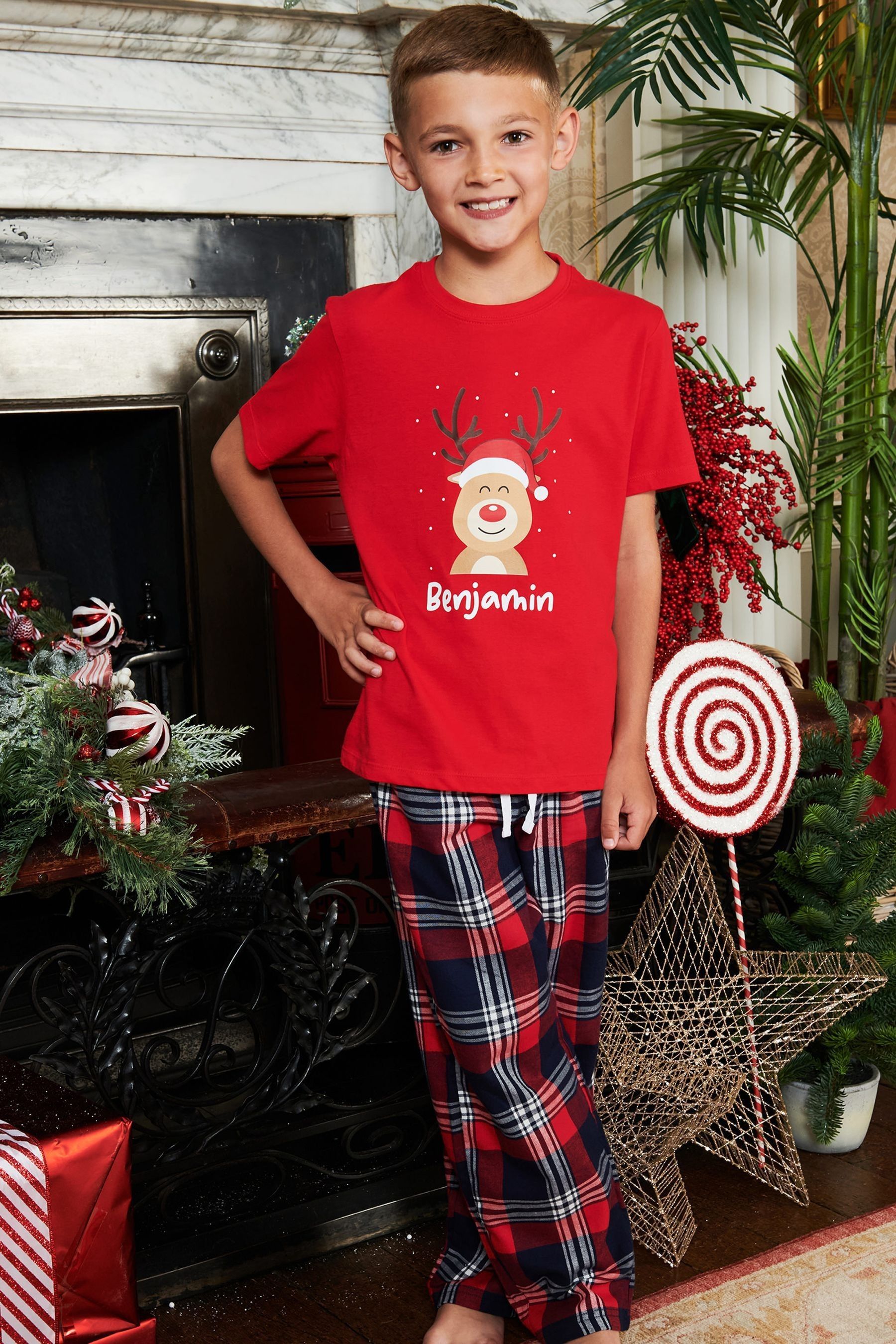 Older boys christmas pyjamas clearance