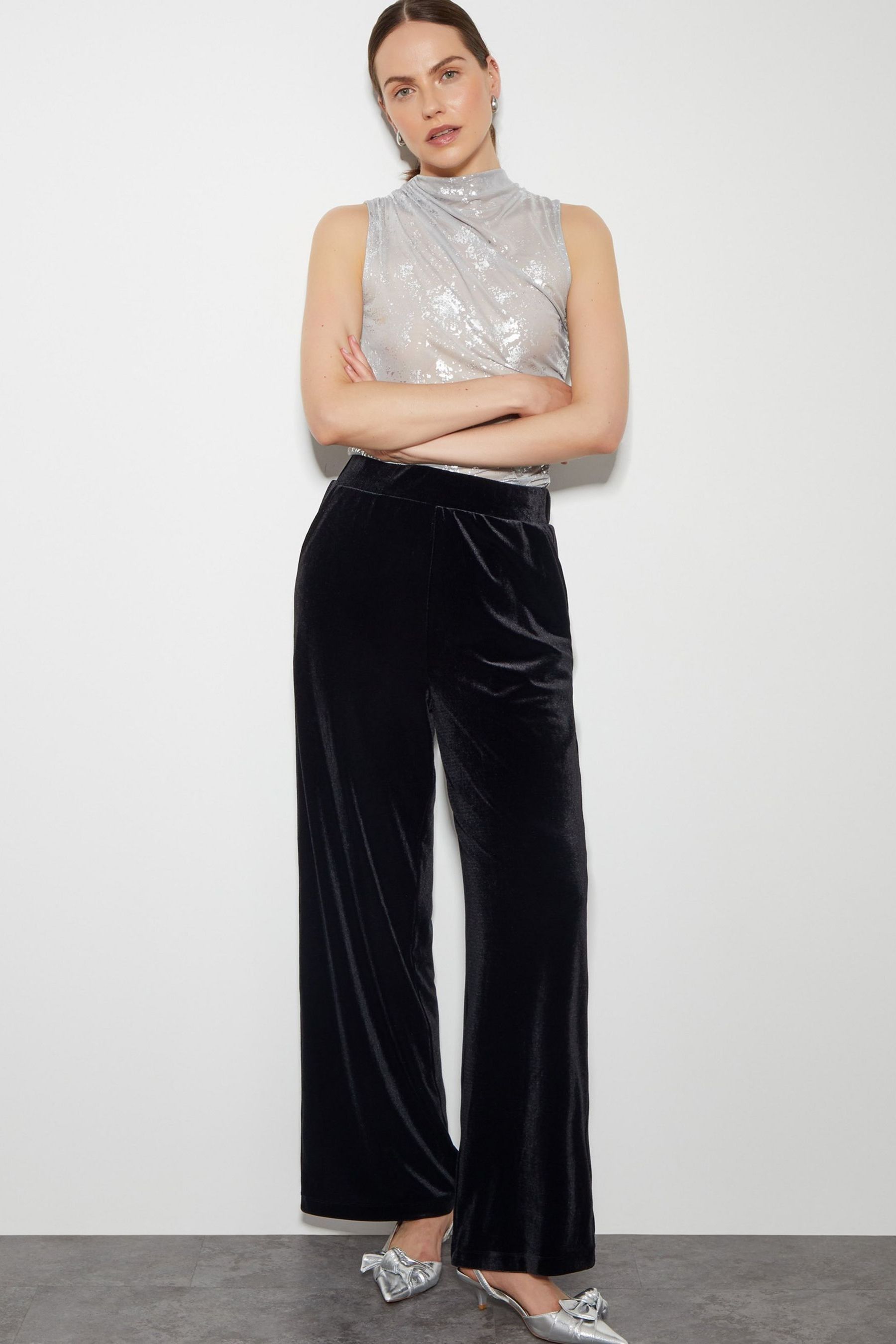 Next womens velvet trousers 2025