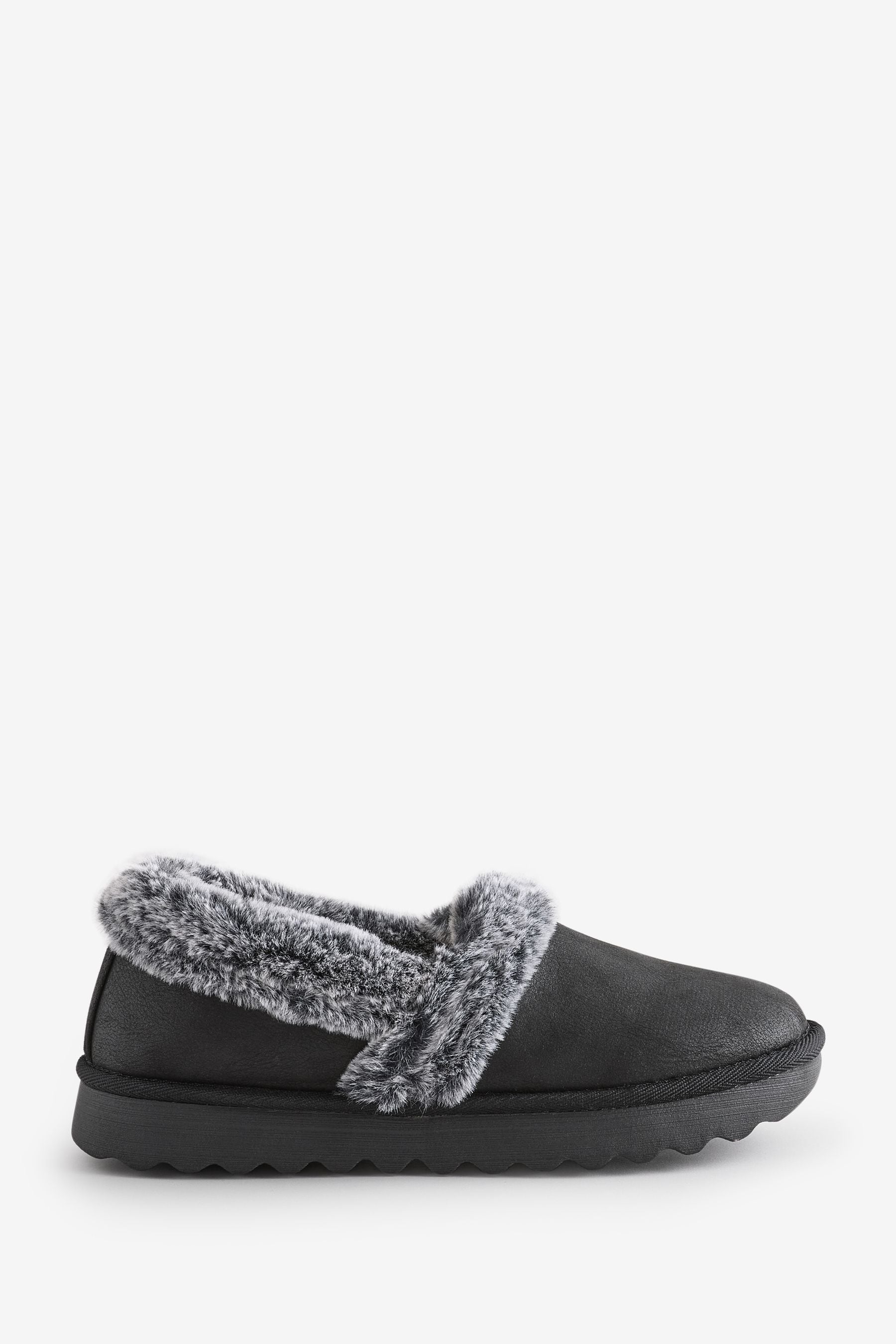 Skechers Black Skechers Cozy Up Slippers