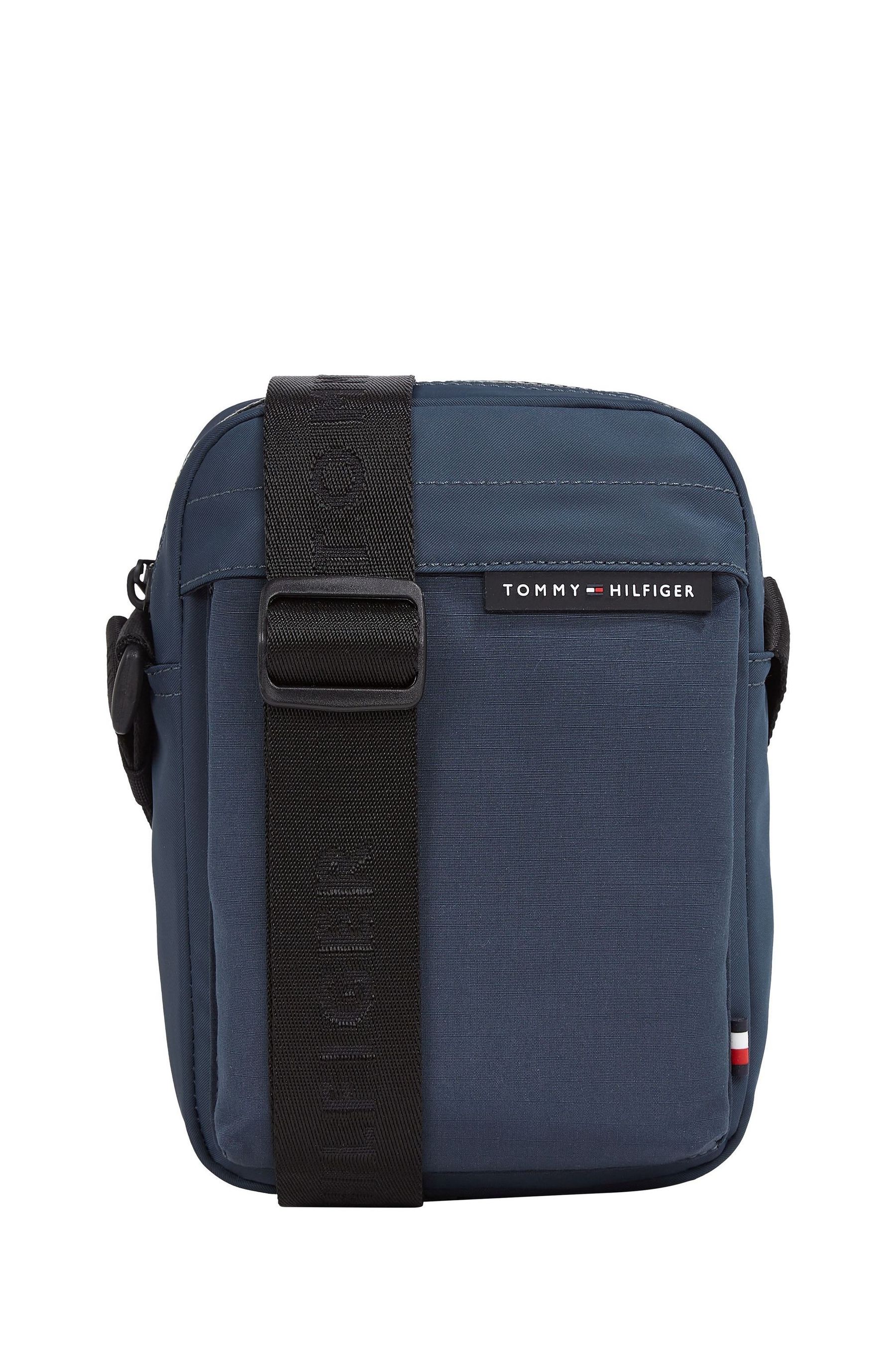 Blue Tommy Hilfiger Repreve Mini Reporter Bag