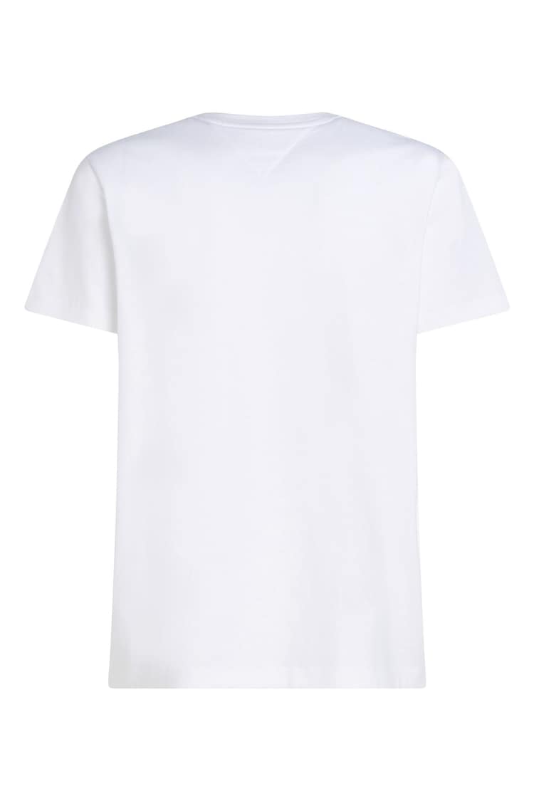 Tommy Hilfiger White Plus Essential Pocket 100% Cotton T-Shirt - Image 2 of 2