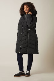 Evans Luxe Black Parka - Image 2 of 5