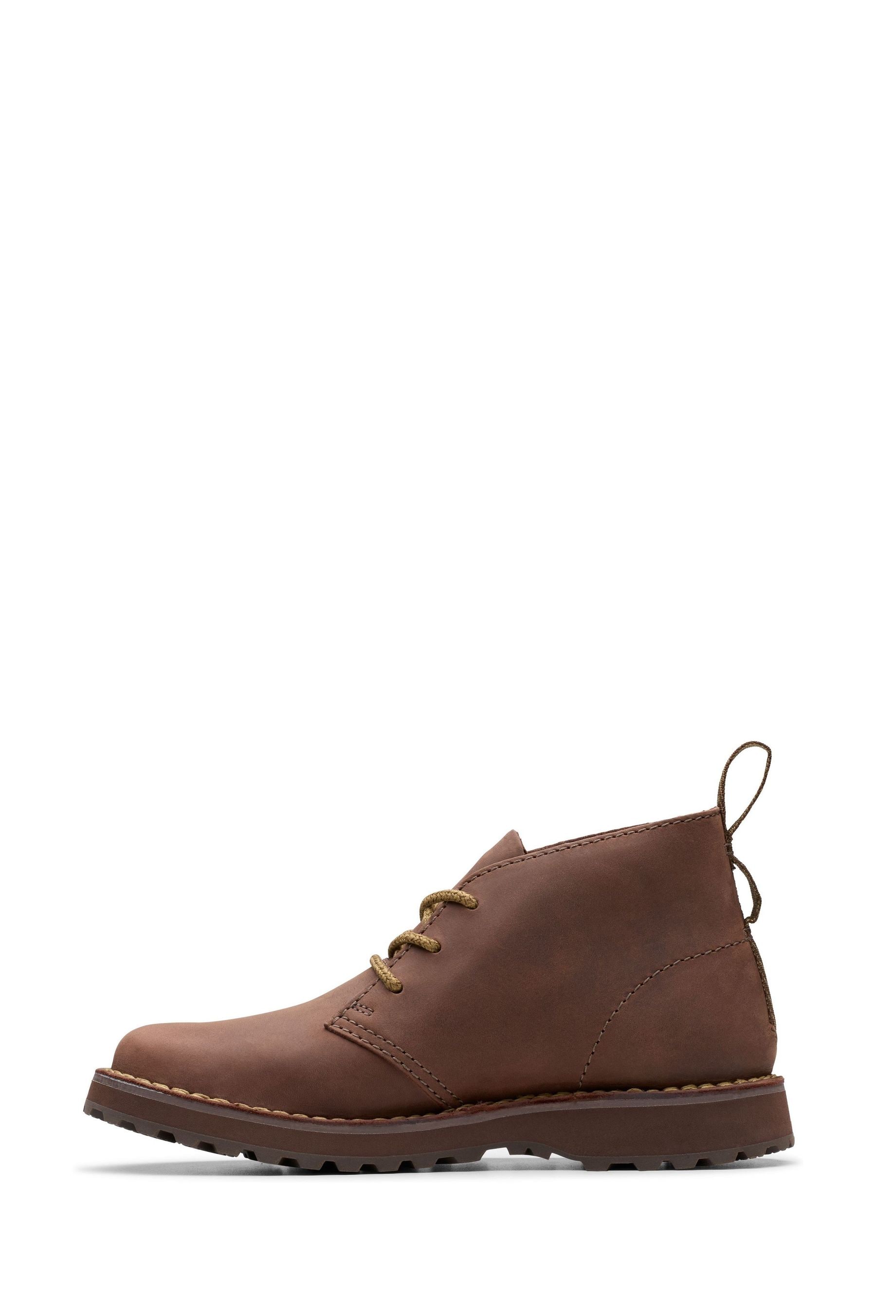 Buy Clarks Brown Leather Solsbury Derby Boots from the Next UK online shop