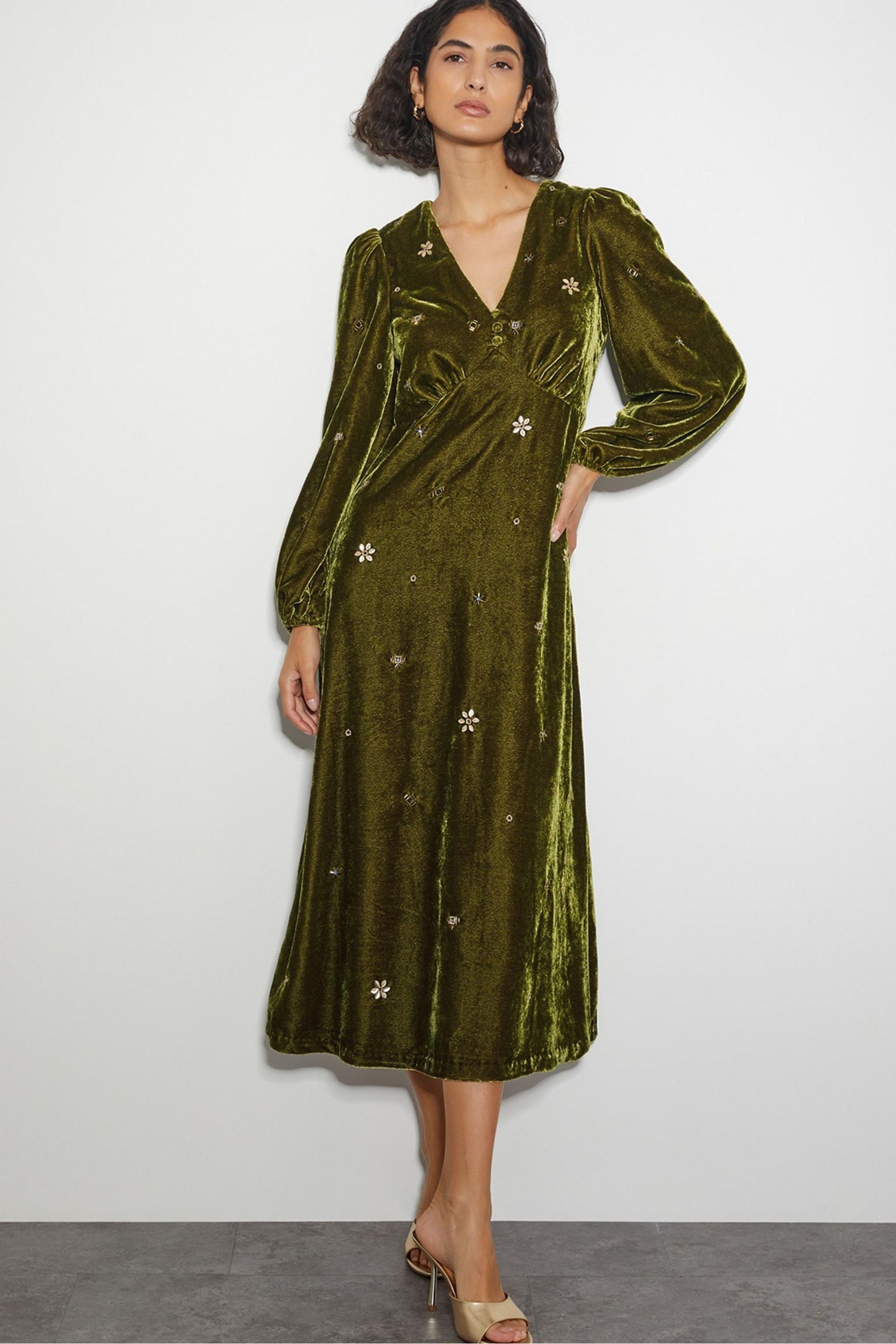 Monsoon yellow dress top