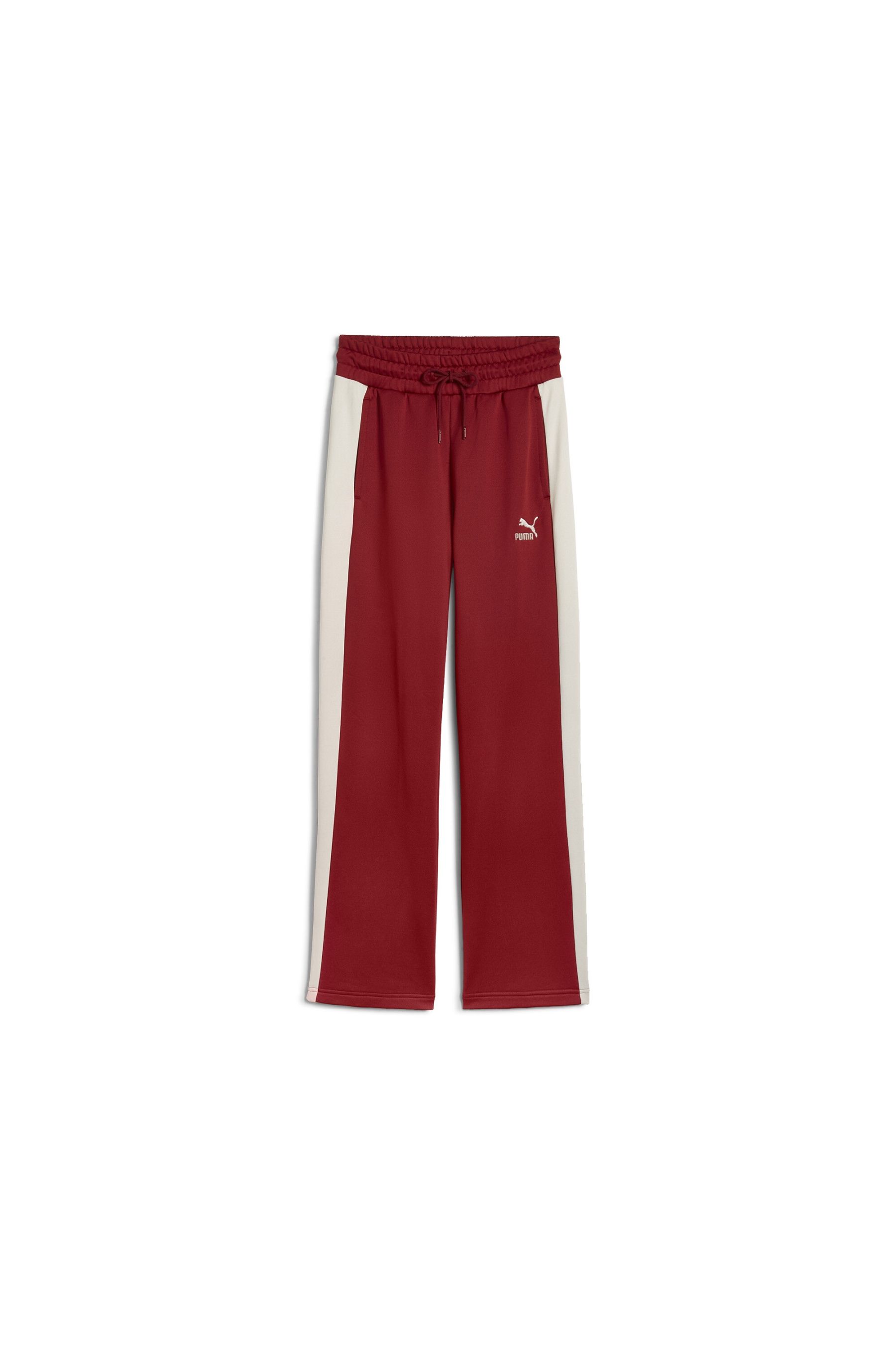 Puma red joggers discount