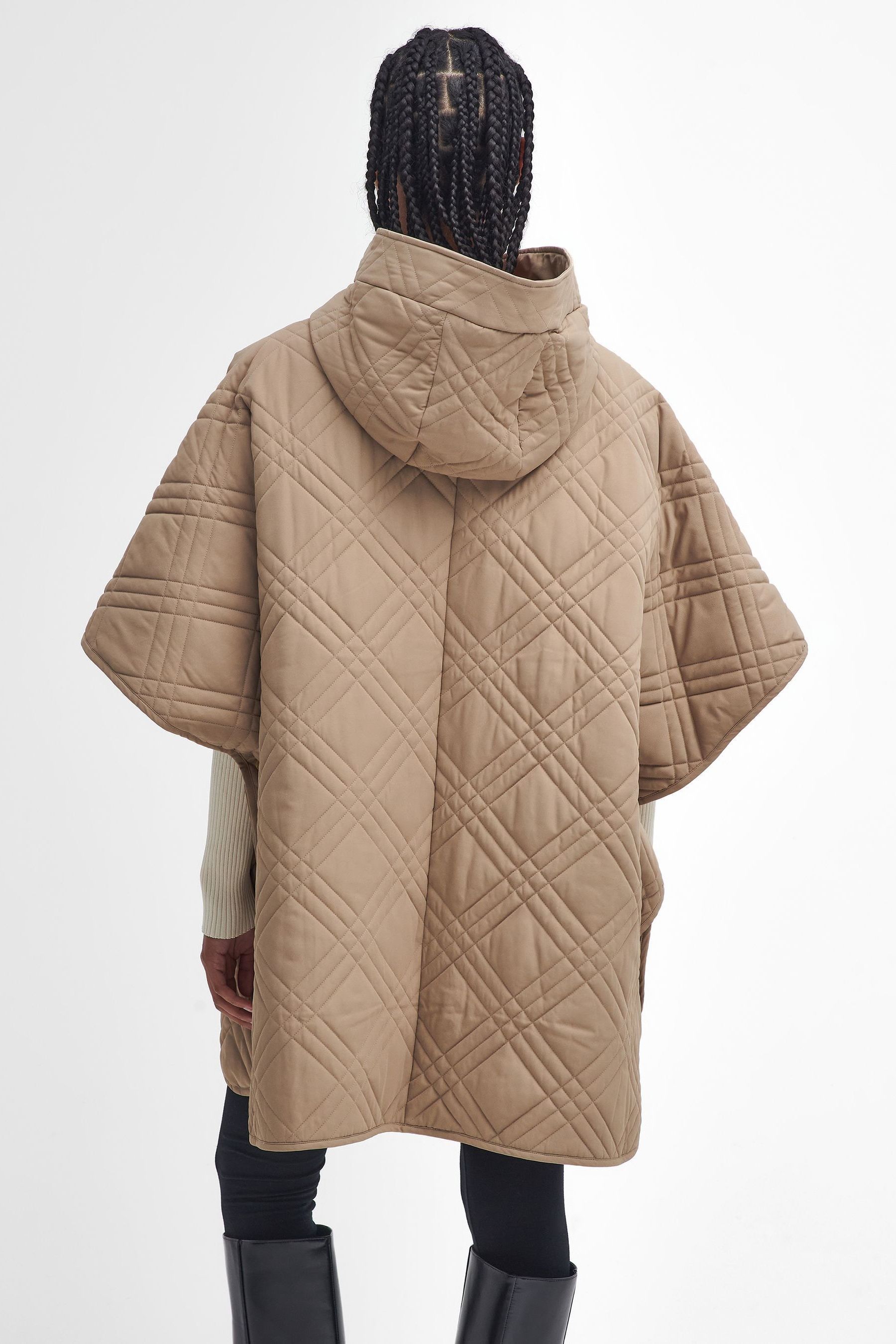 Buy Barbour Brown Astor Cape Jacket from Next Belgium