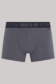 Ted Baker Blue Cotton Trunk 3 Pack - Image 3 of 9