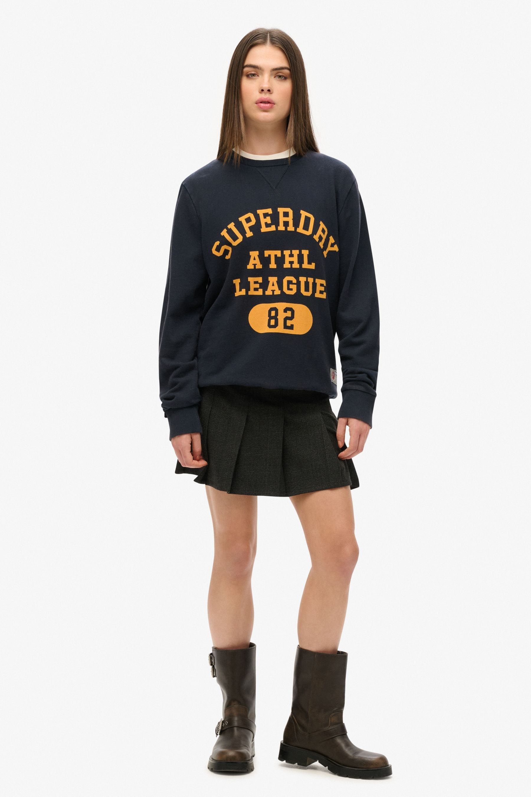Superdry oversized sweatshirt on sale