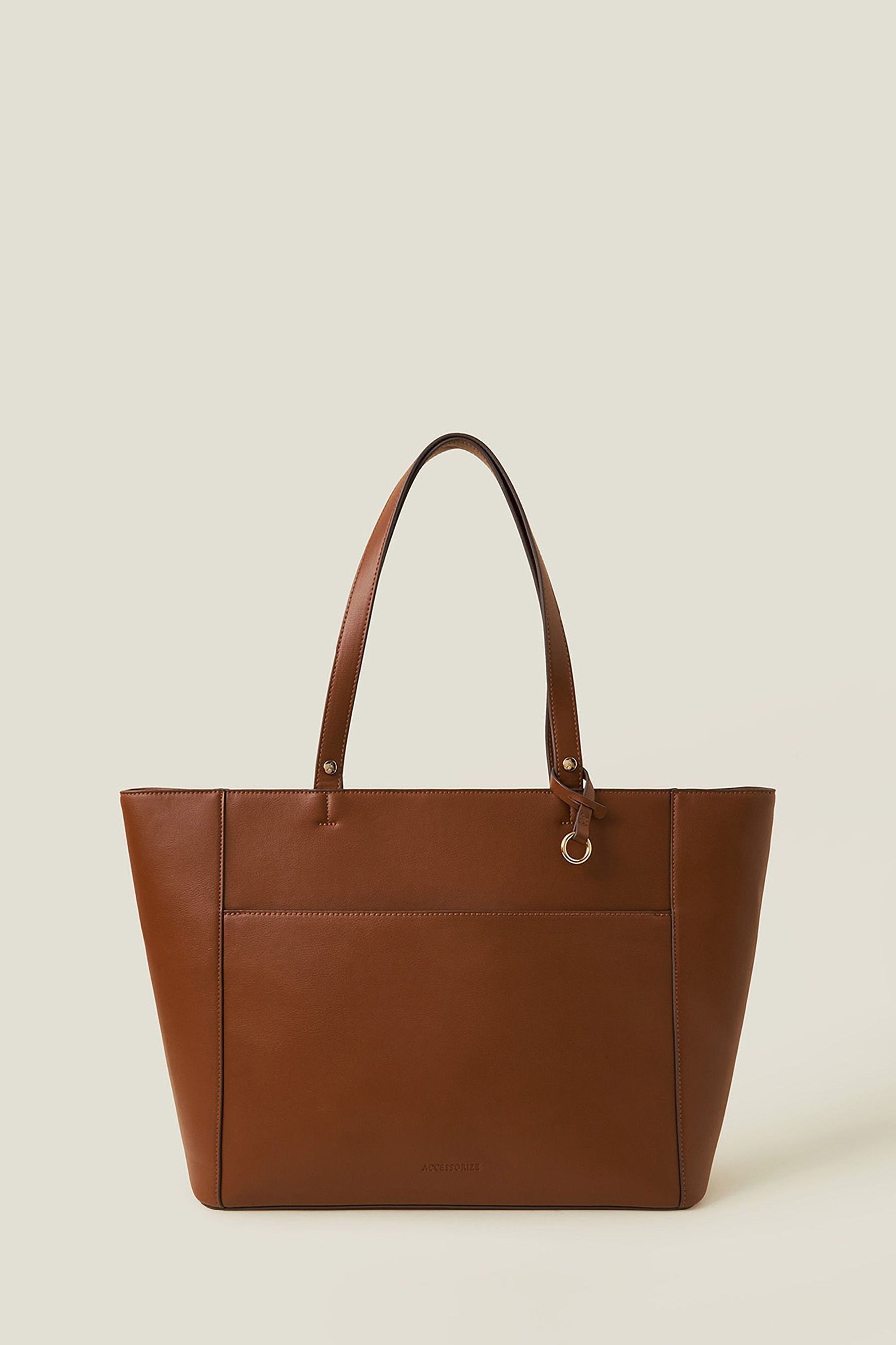 Faux leather tote bag new arrivals