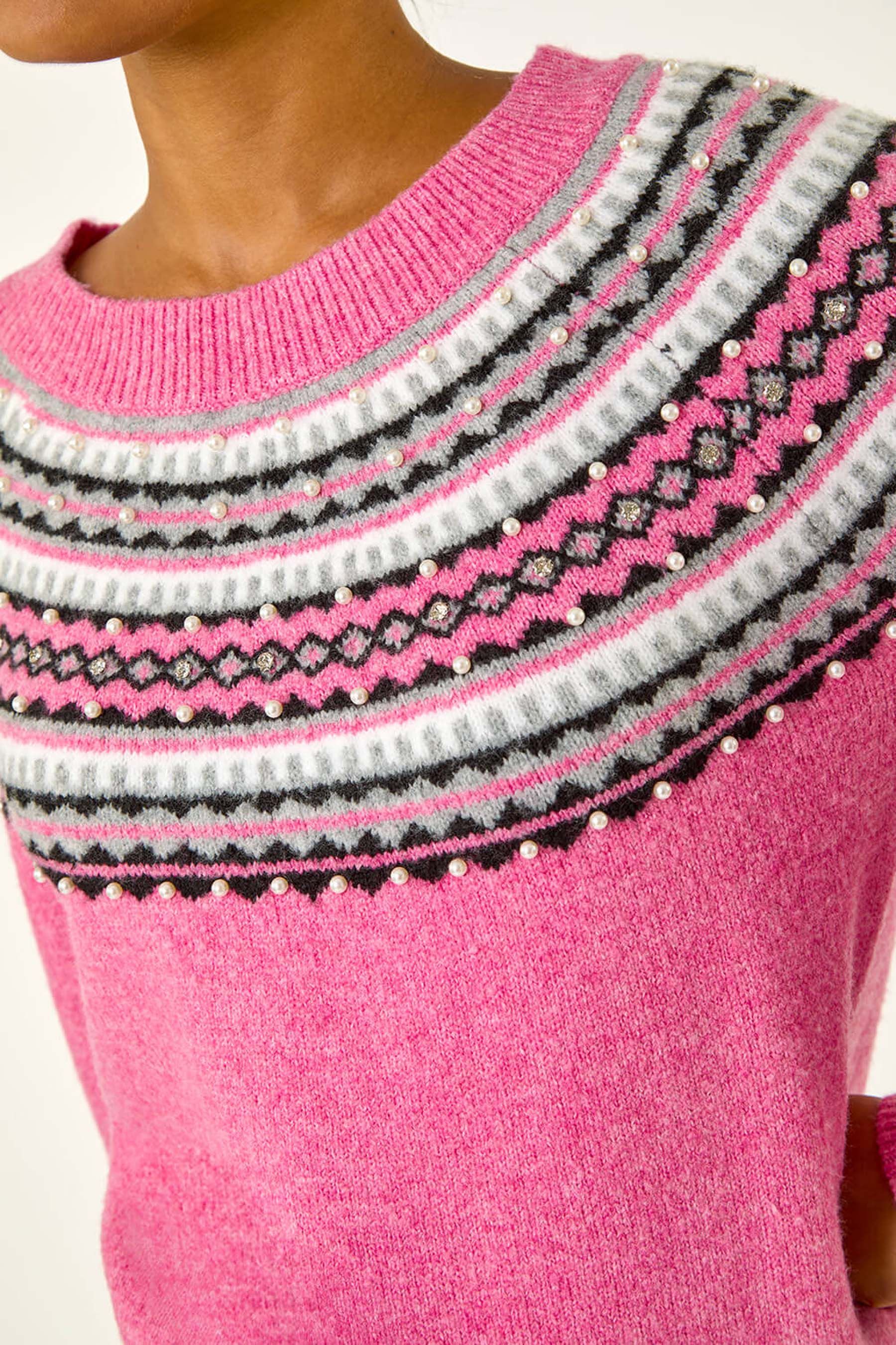 Pink pearl jumper clearance