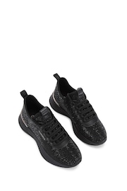 Carvela Swift Jewel Runner Black Trainers - Image 3 of 5