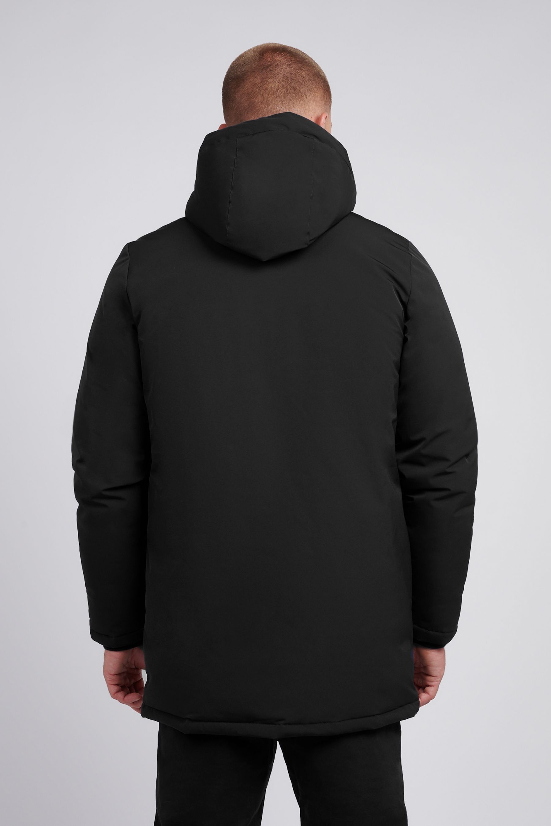 U.S. Polo Assn. Black Mens Smart Parka Jacket