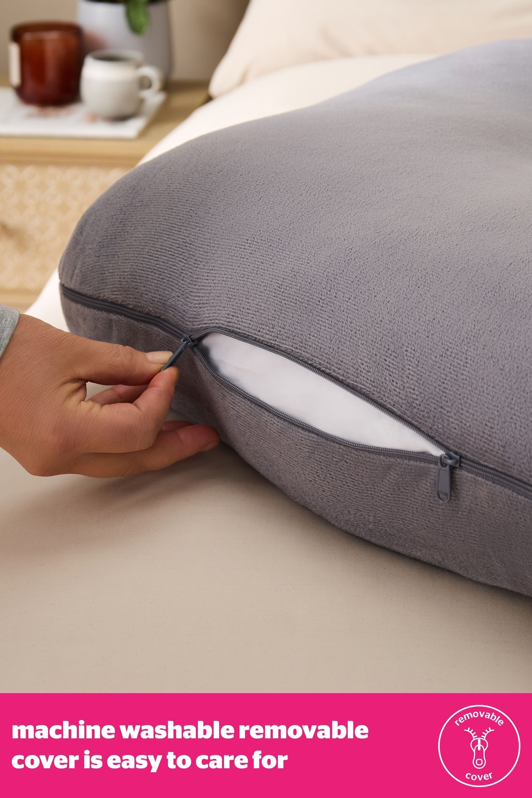 Silentnight Grey Pregnancy Body Support Pillow