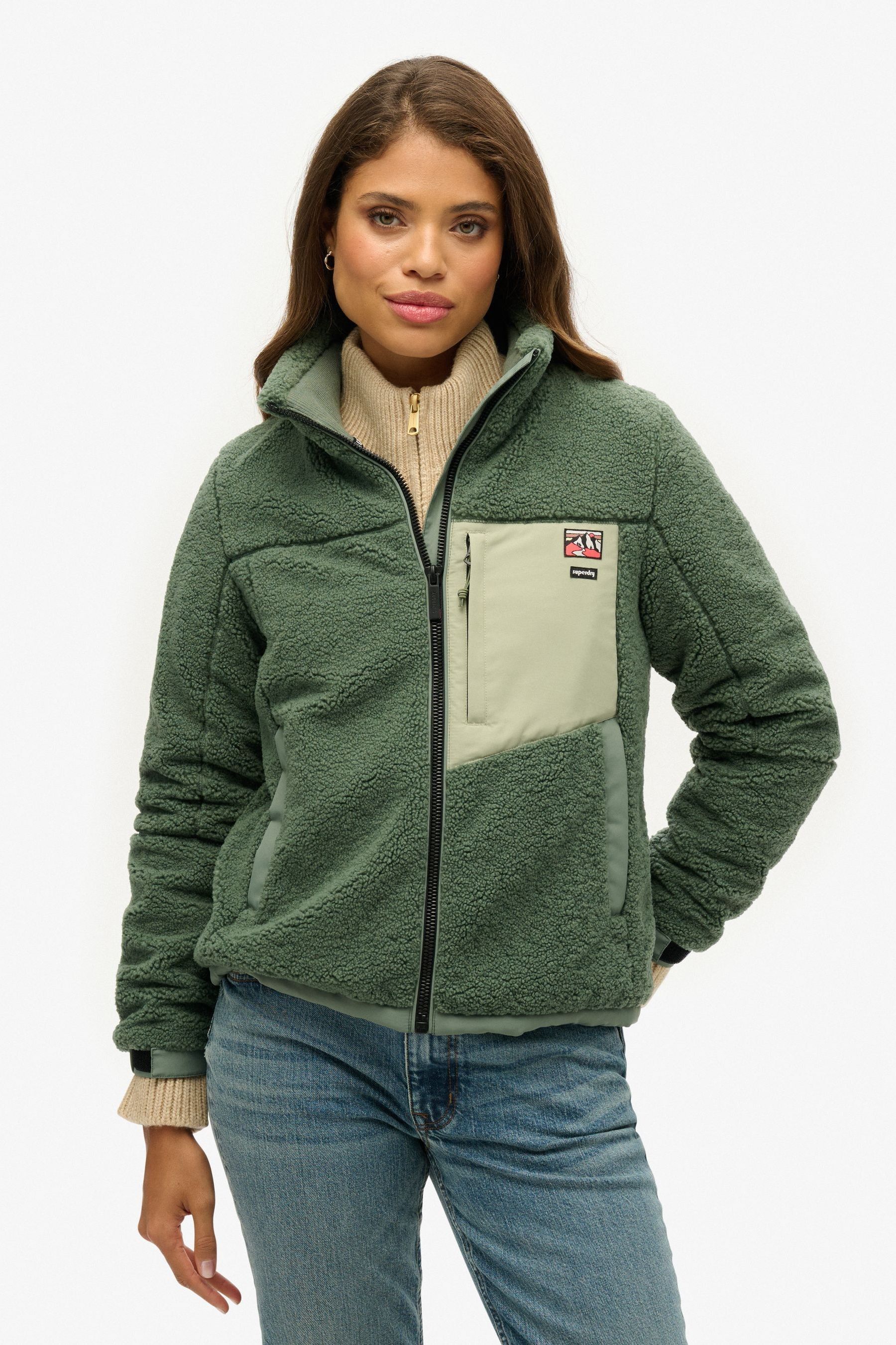 Superdry borg jacket outlet