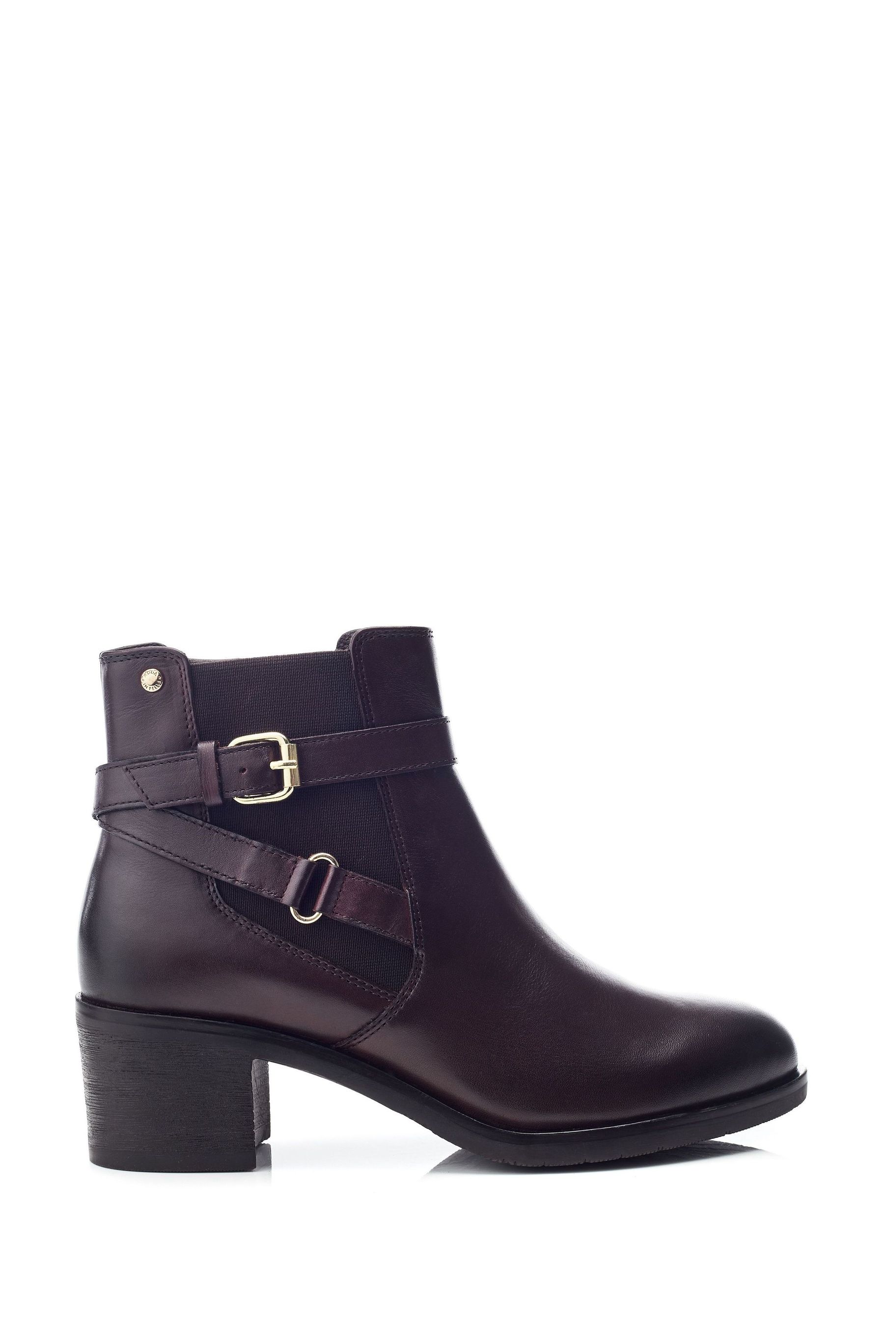 Buy Moda in Pelle Libres Jodper Strap Leather Chelsea Black Boots from Next USA