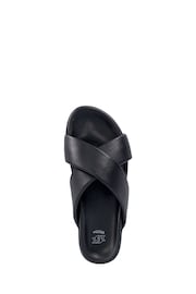 Dune London Black Isaacs Casual Sandals - Image 5 of 6