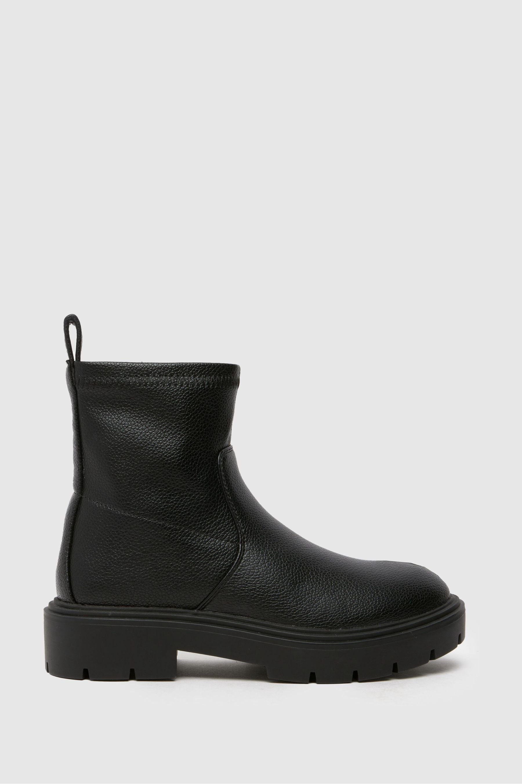 Buy Schuh City Black Socks Boots from Next USA