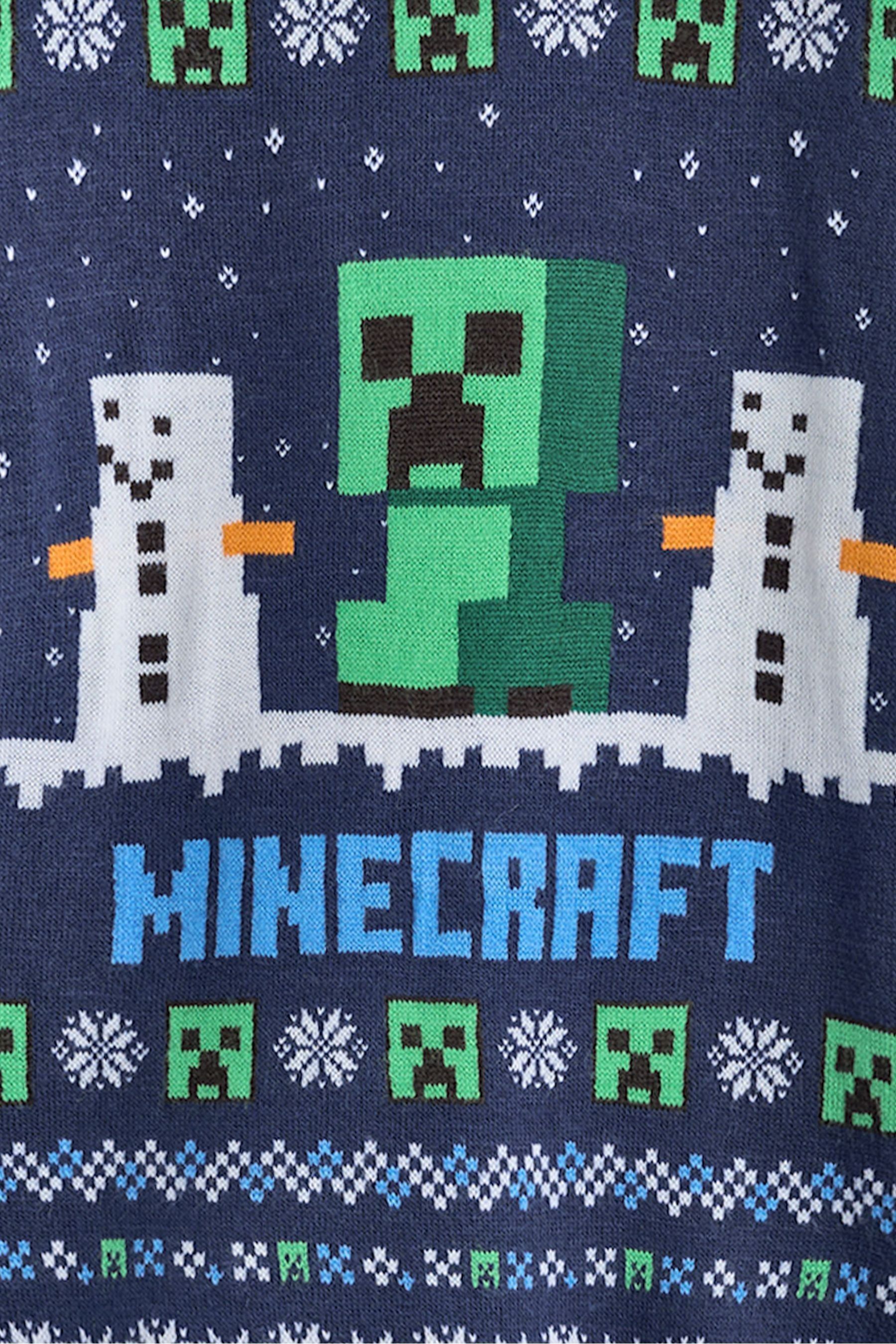 Boys minecraft christmas jumper deals