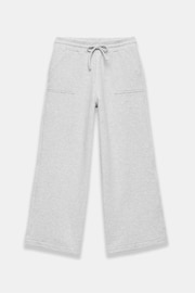 Mint Velvet Grey Textured Wide Leg Joggers - Image 5 of 6