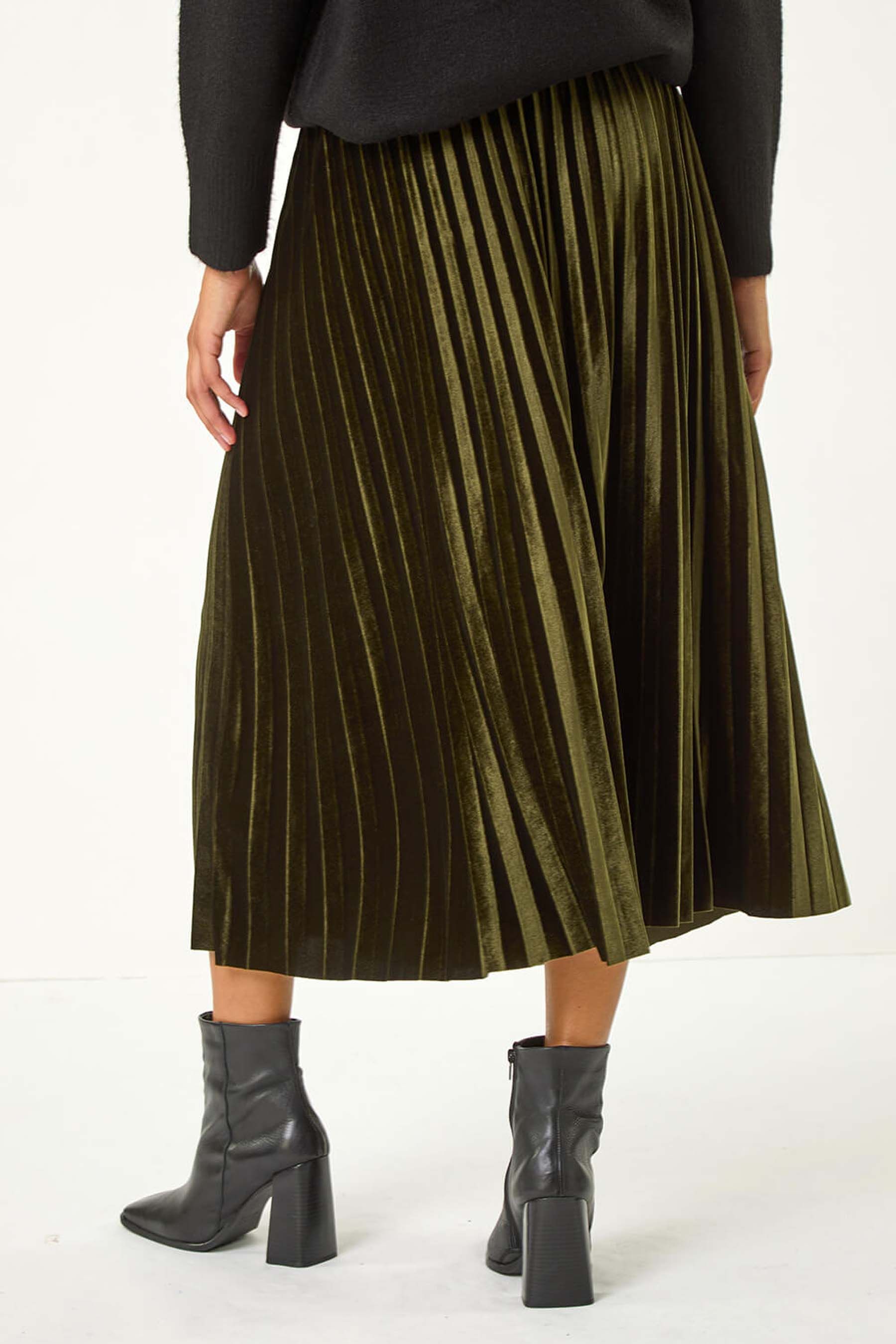 Pleated midi skirt next cheap