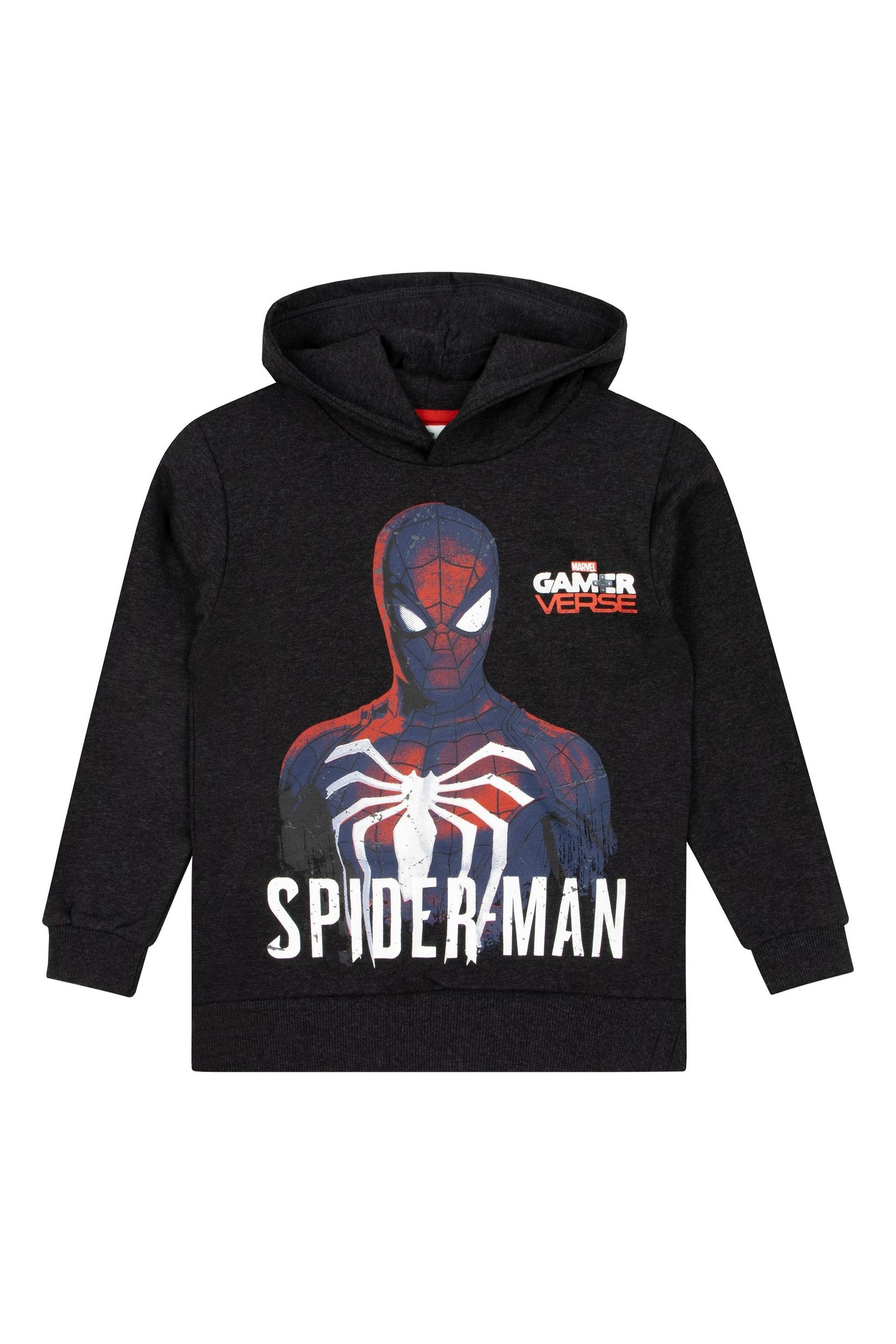 Buy Character Black Marvel Spider Man Gamer Verse Hoodie from the Next UK online shop