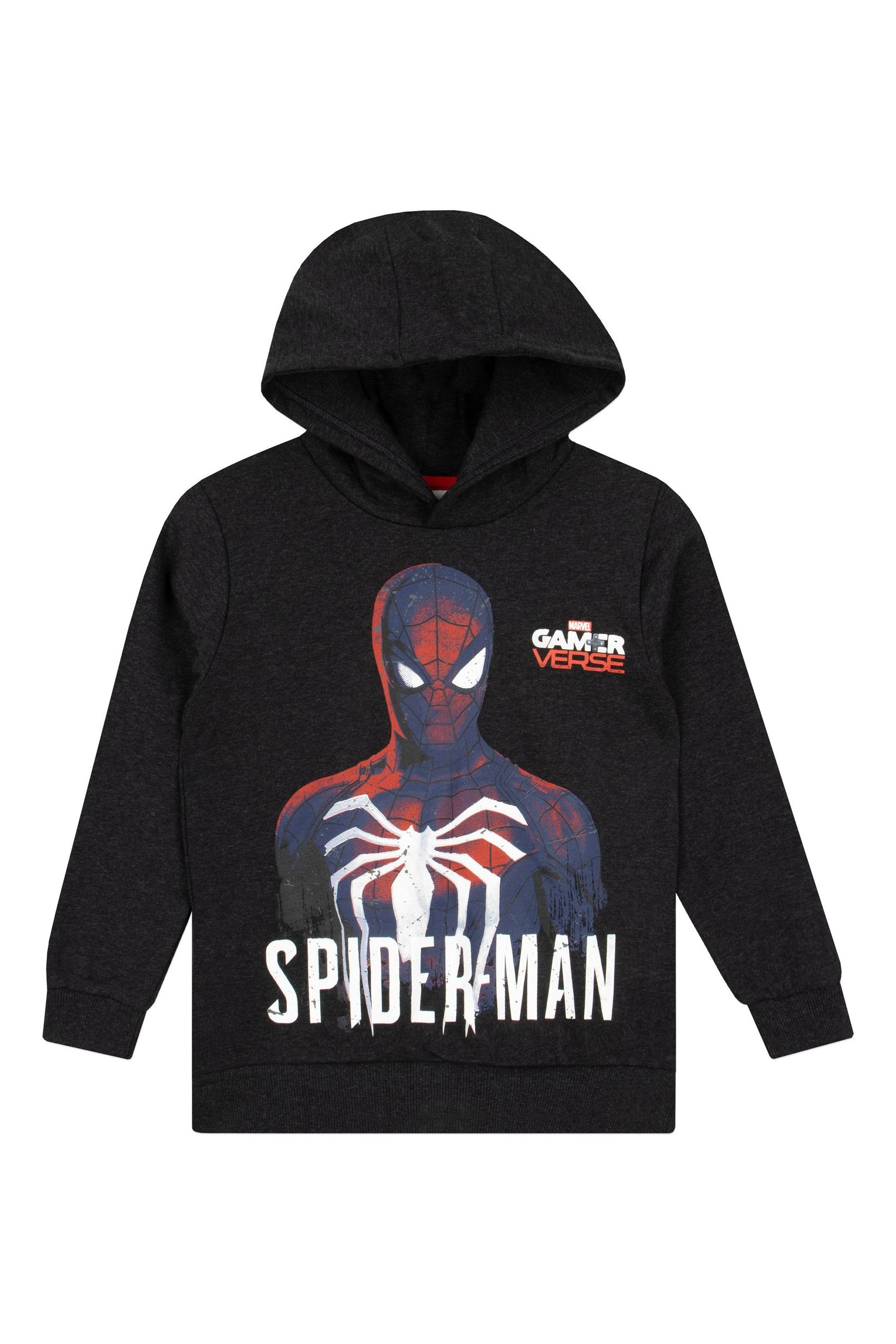 Buy Character Black Marvel Spider Man Gamer Verse Hoodie from the Next UK online shop